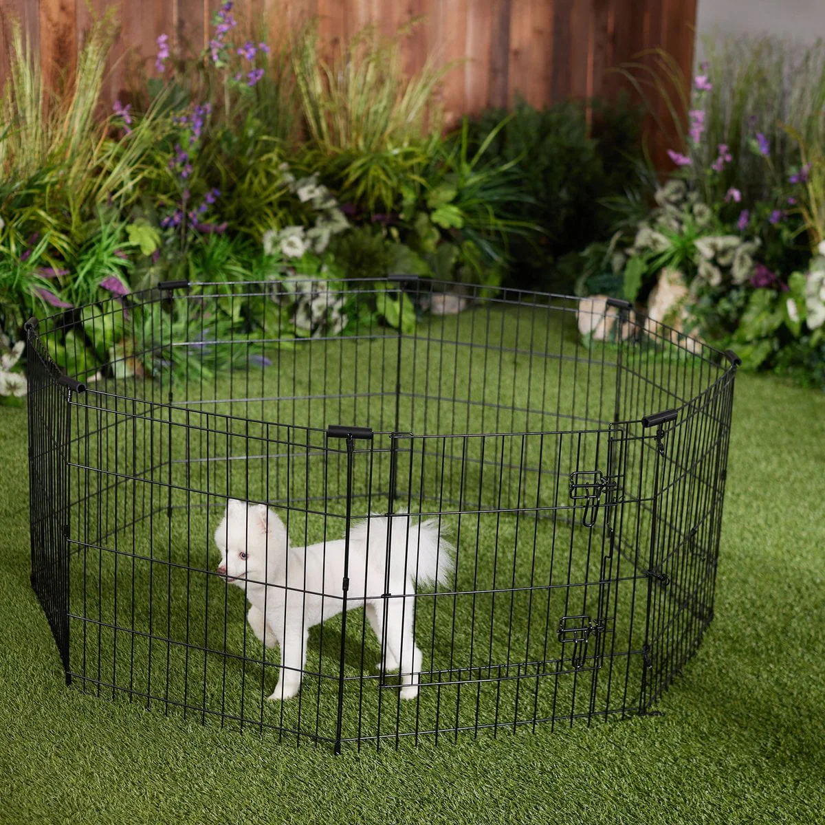 Frisco Wire Dog & Small Pet Exercise Pen with Step-Through Door