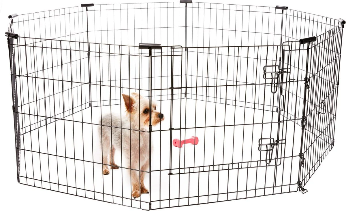 Frisco Wire Dog & Small Pet Exercise Pen with Step-Through Door - Image 3