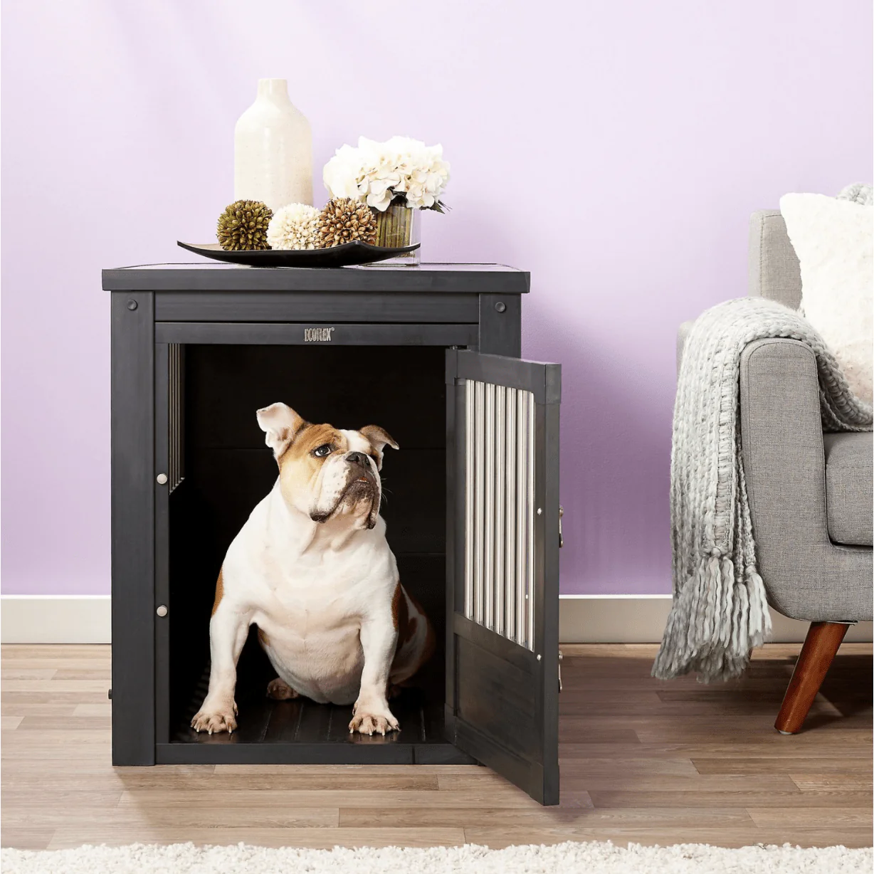 New Age Pet ecoFLEX Single Door Furniture Style Dog Crate & End Table - Image 5