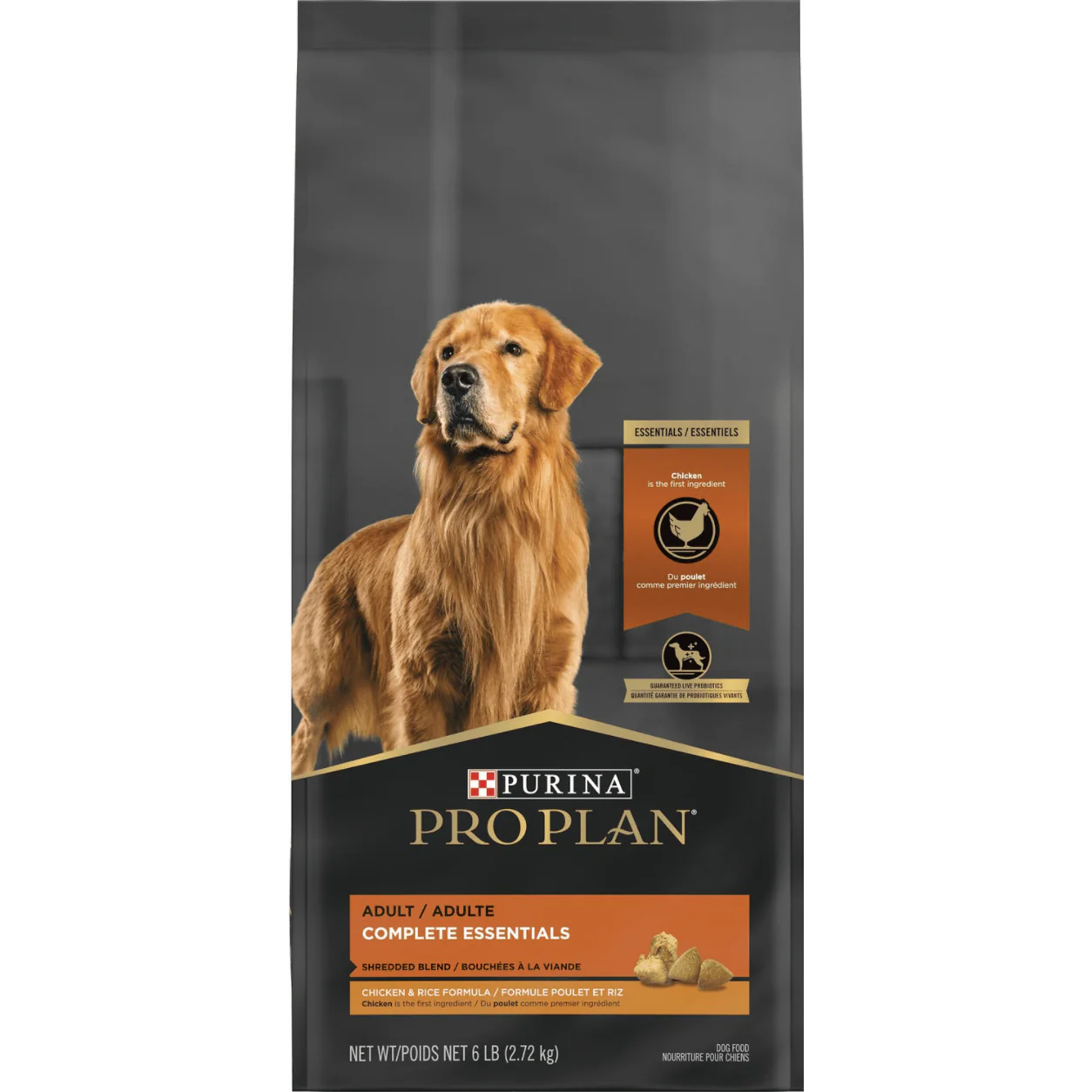 Purina Pro Plan Adult Shredded Blend Chicken & Rice Formula Dry Dog Food