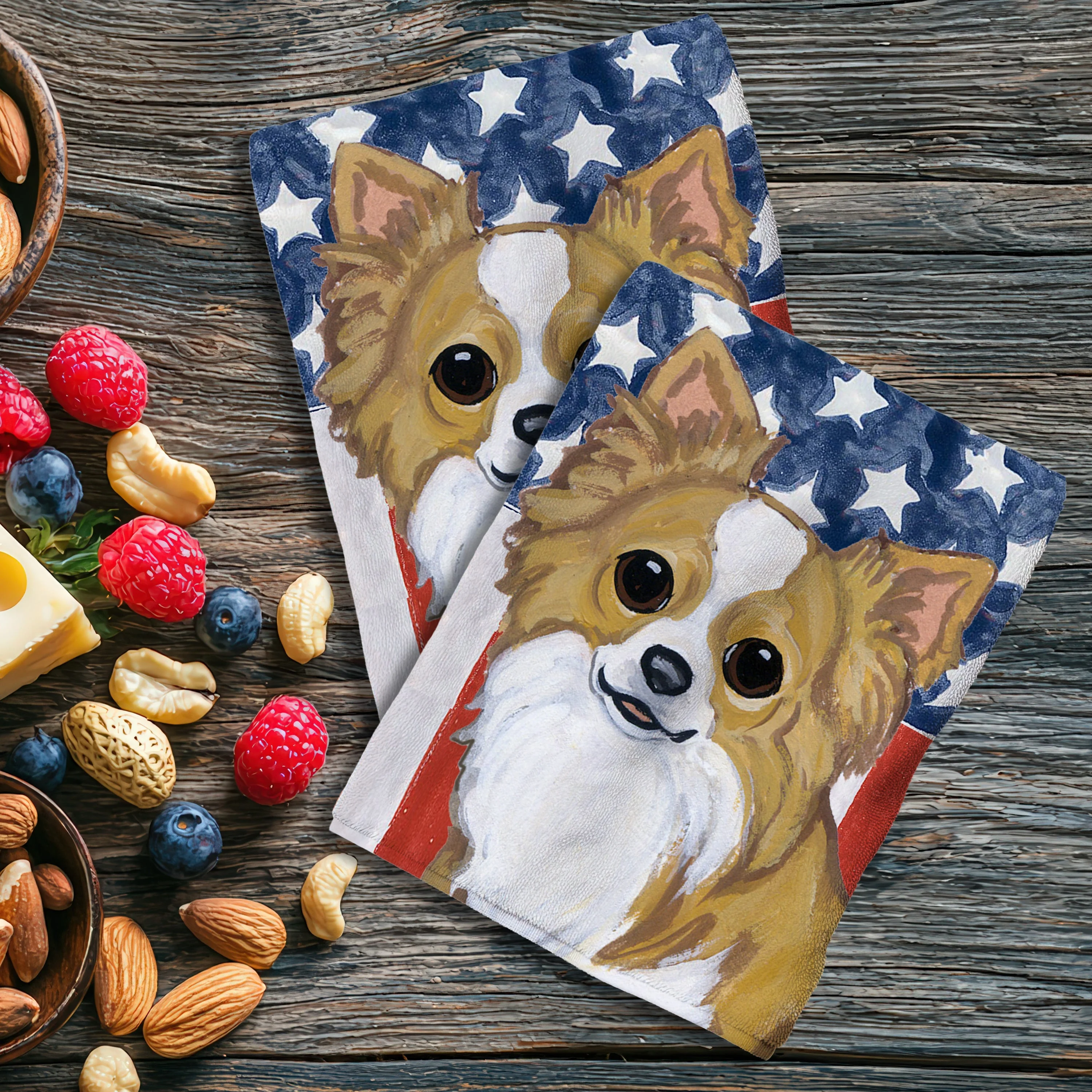 Chihuahua Americana Kitchen Towel Set - Image 2