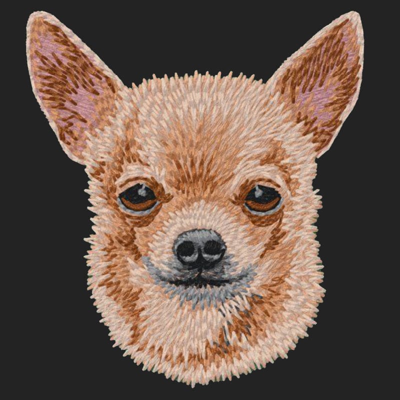 Chihuahua Embroidered Sweatshirt Hoodie - Image 2