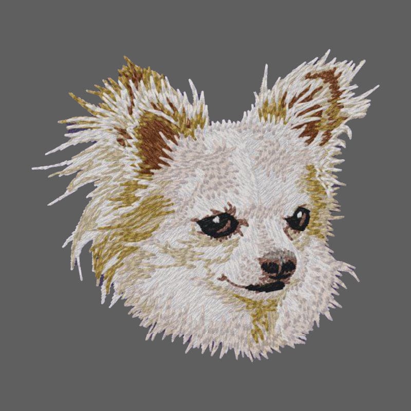 Chihuahua Embroidered Women's Fleece Jacket - Image 2