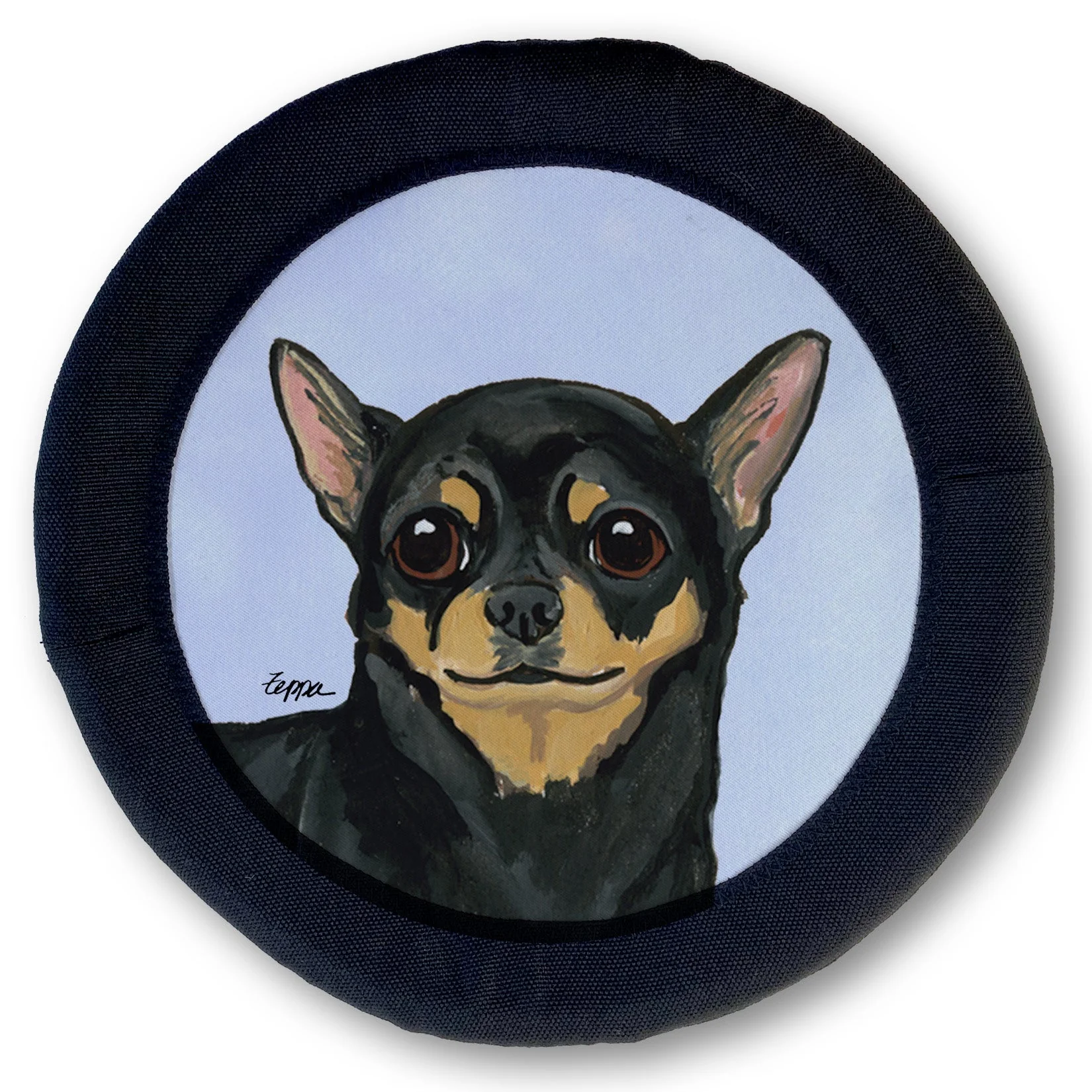 Chihuahua FOTOFRISBY Flying Dog Disc Toy - Image 2