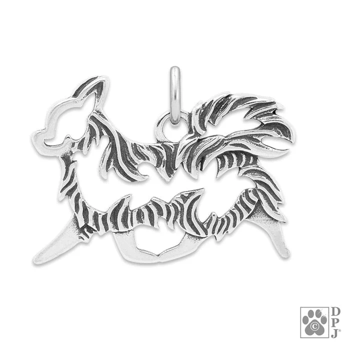 Chihuahua Gaiting Necklace, Longhaired