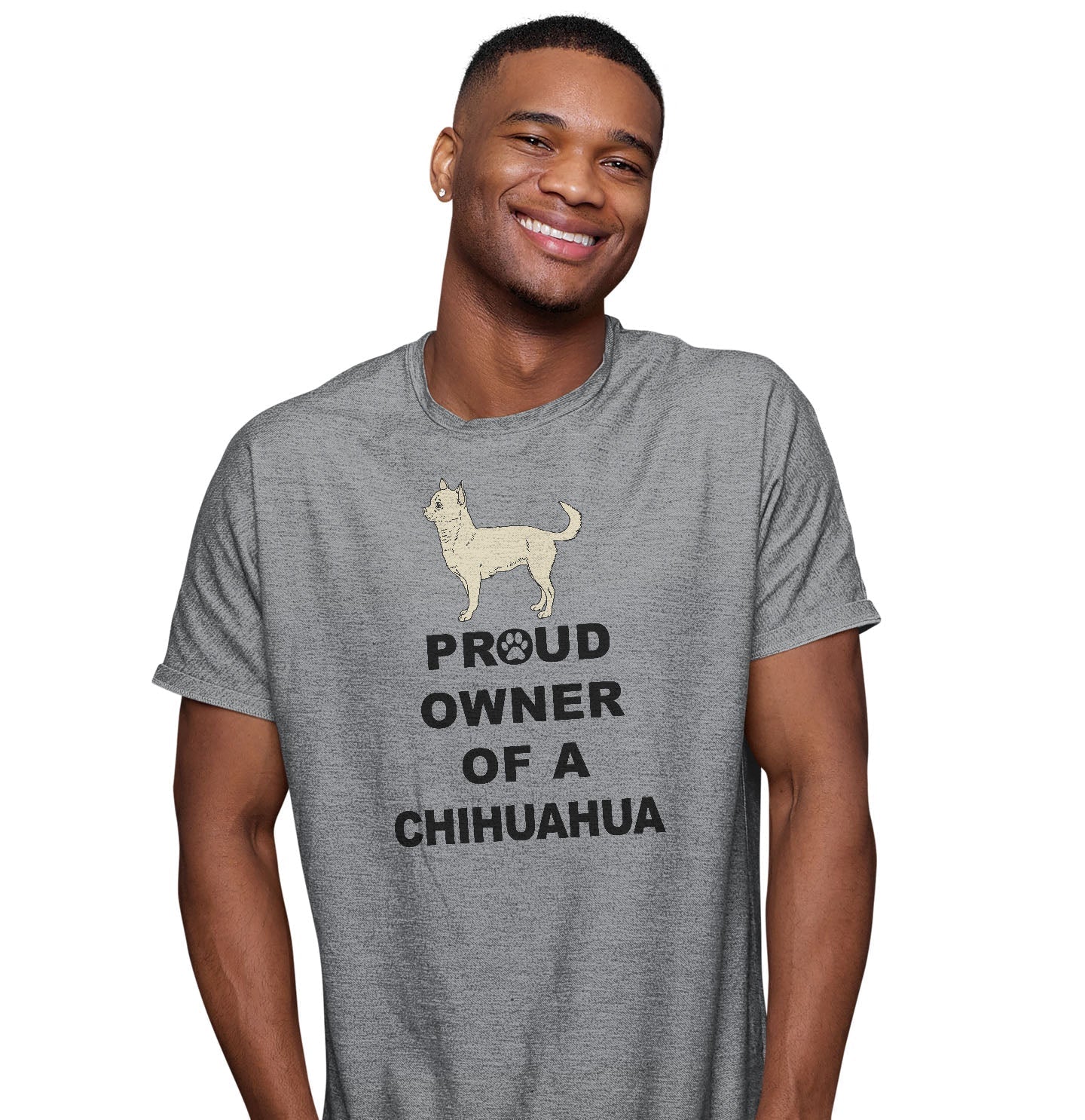 Chihuahua Proud Owner - Adult Unisex T-Shirt - Image 3