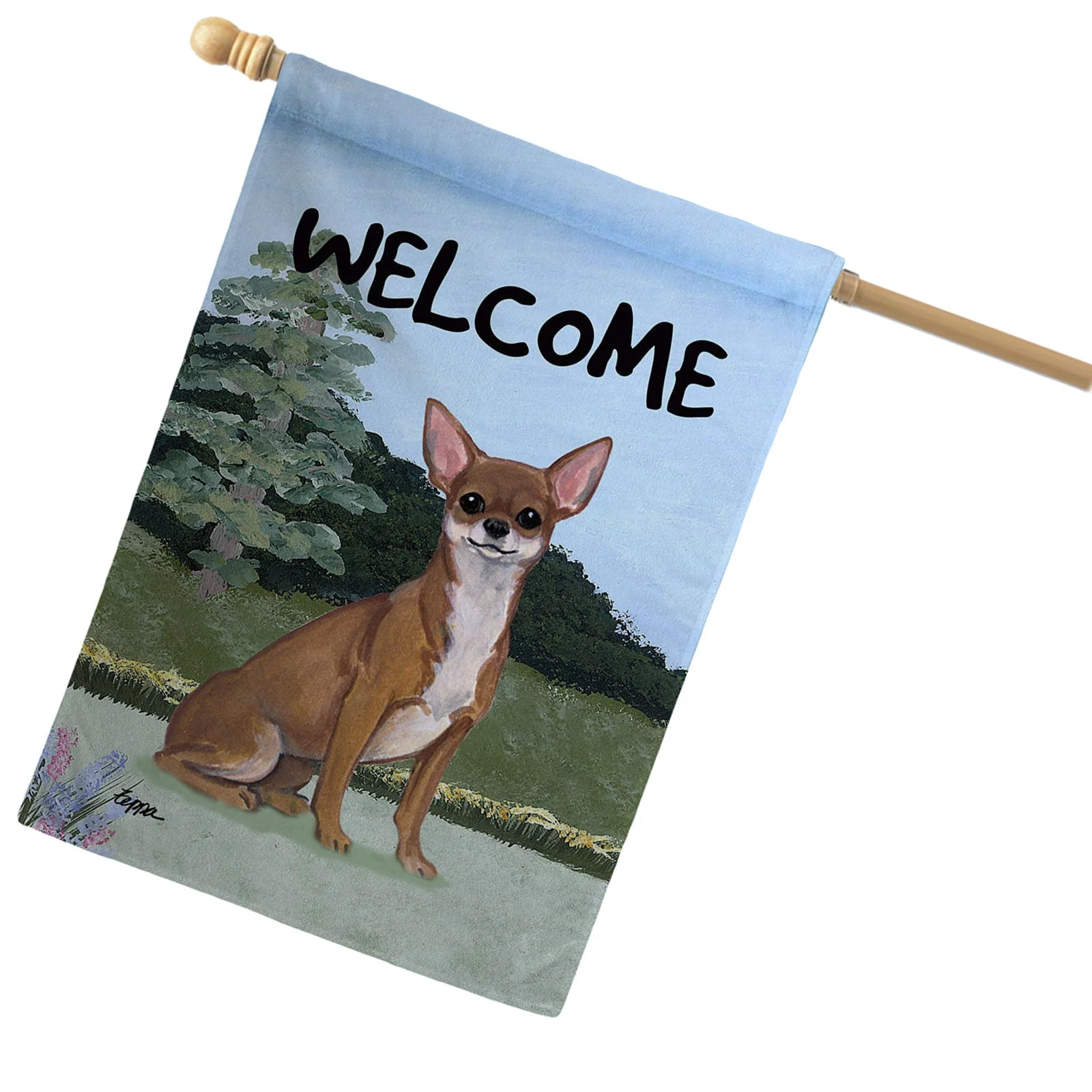 Chihuahua House Flag