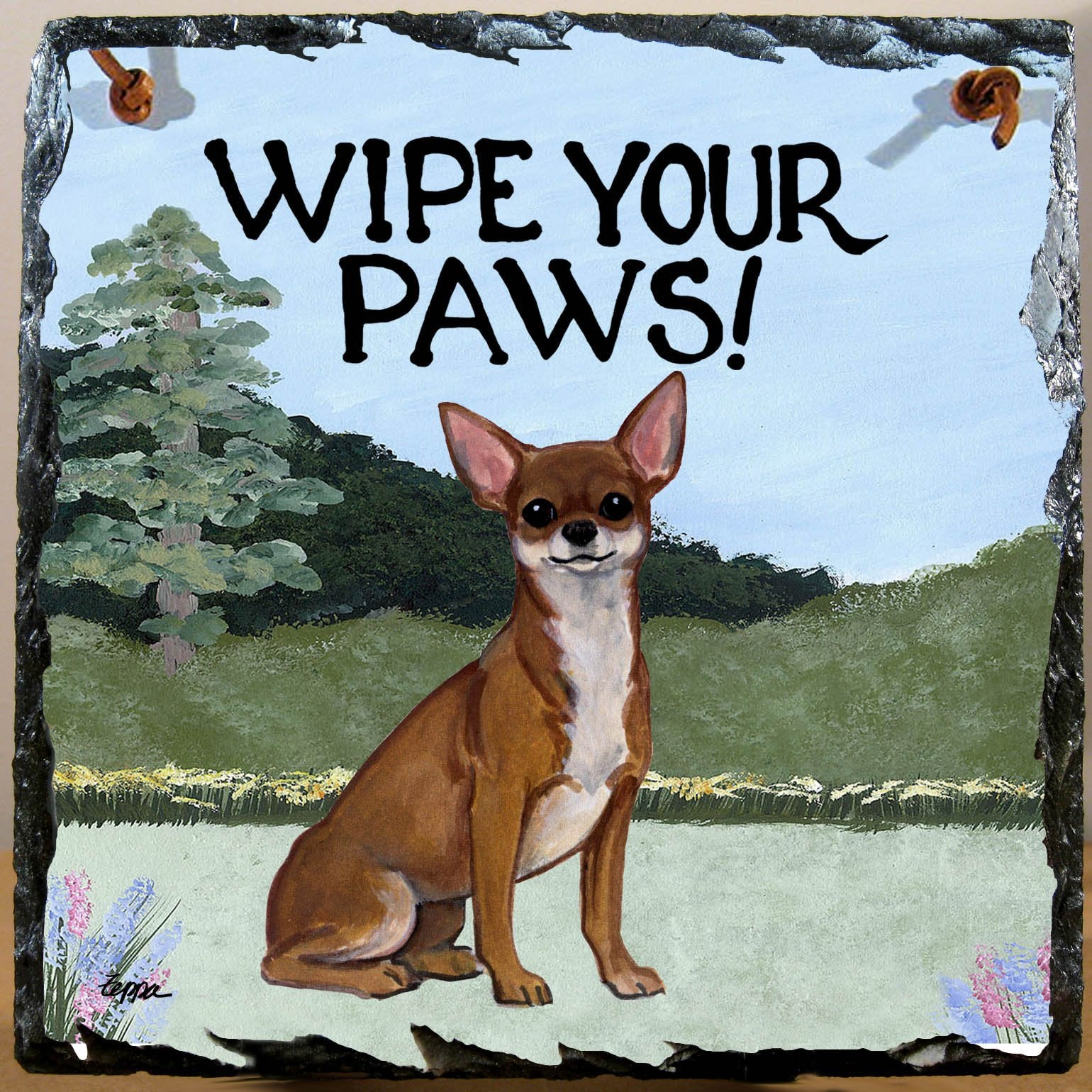 Chihuahua Slate Sign - Image 3
