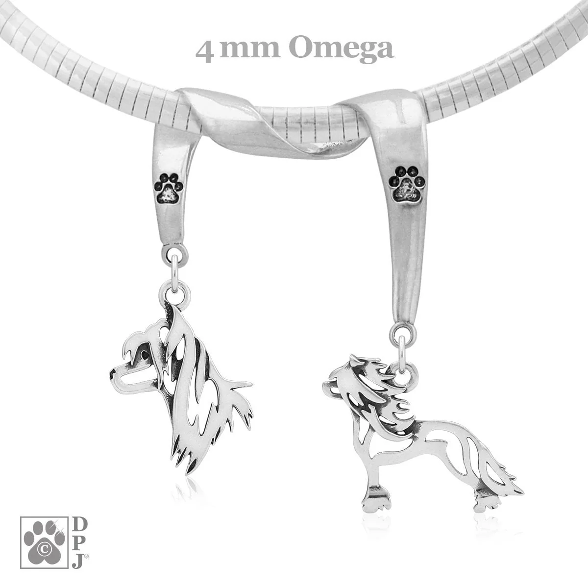 Chinese Crested, Charm Holder, Necklace - Image 2