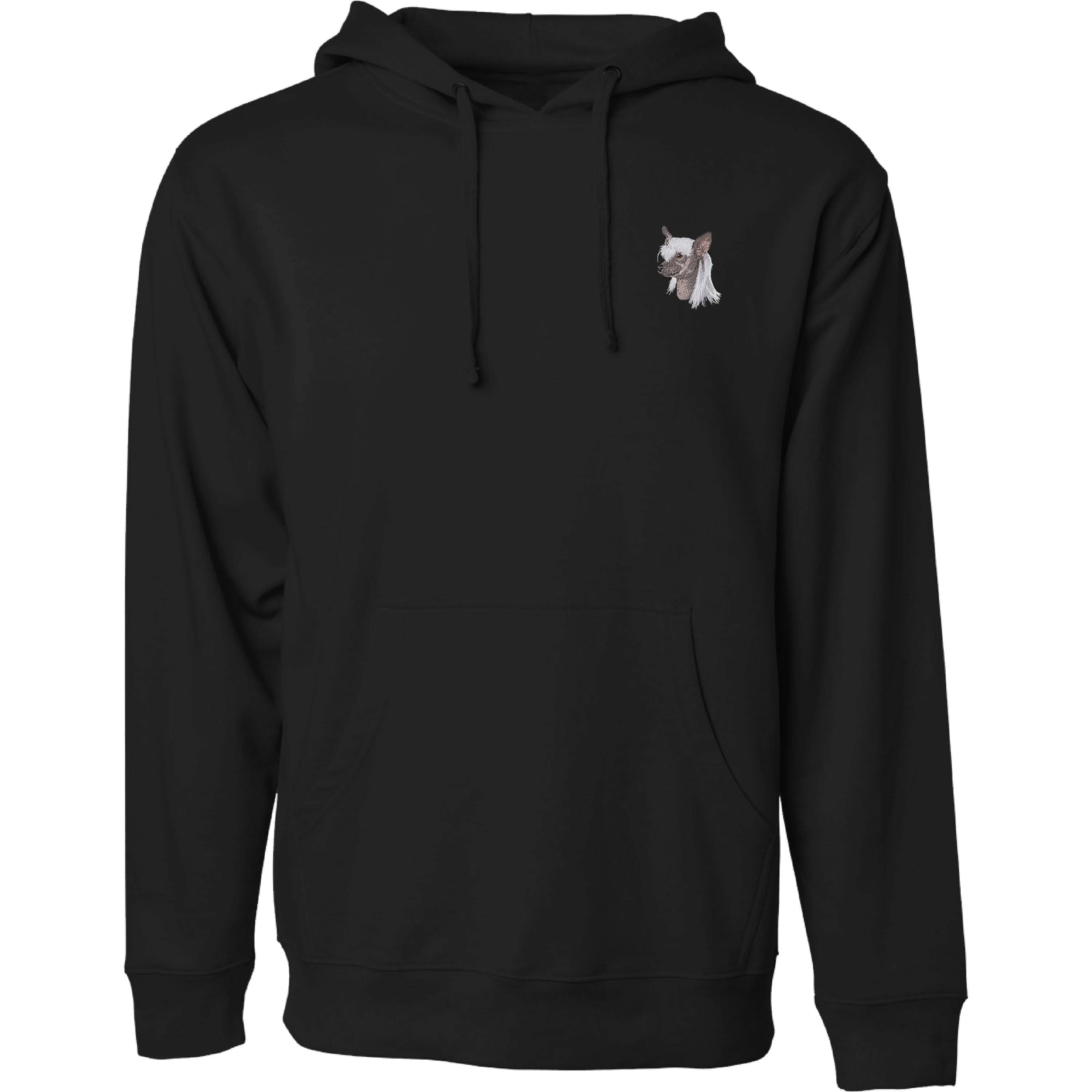Chinese Crested Embroidered Sweatshirt Hoodie