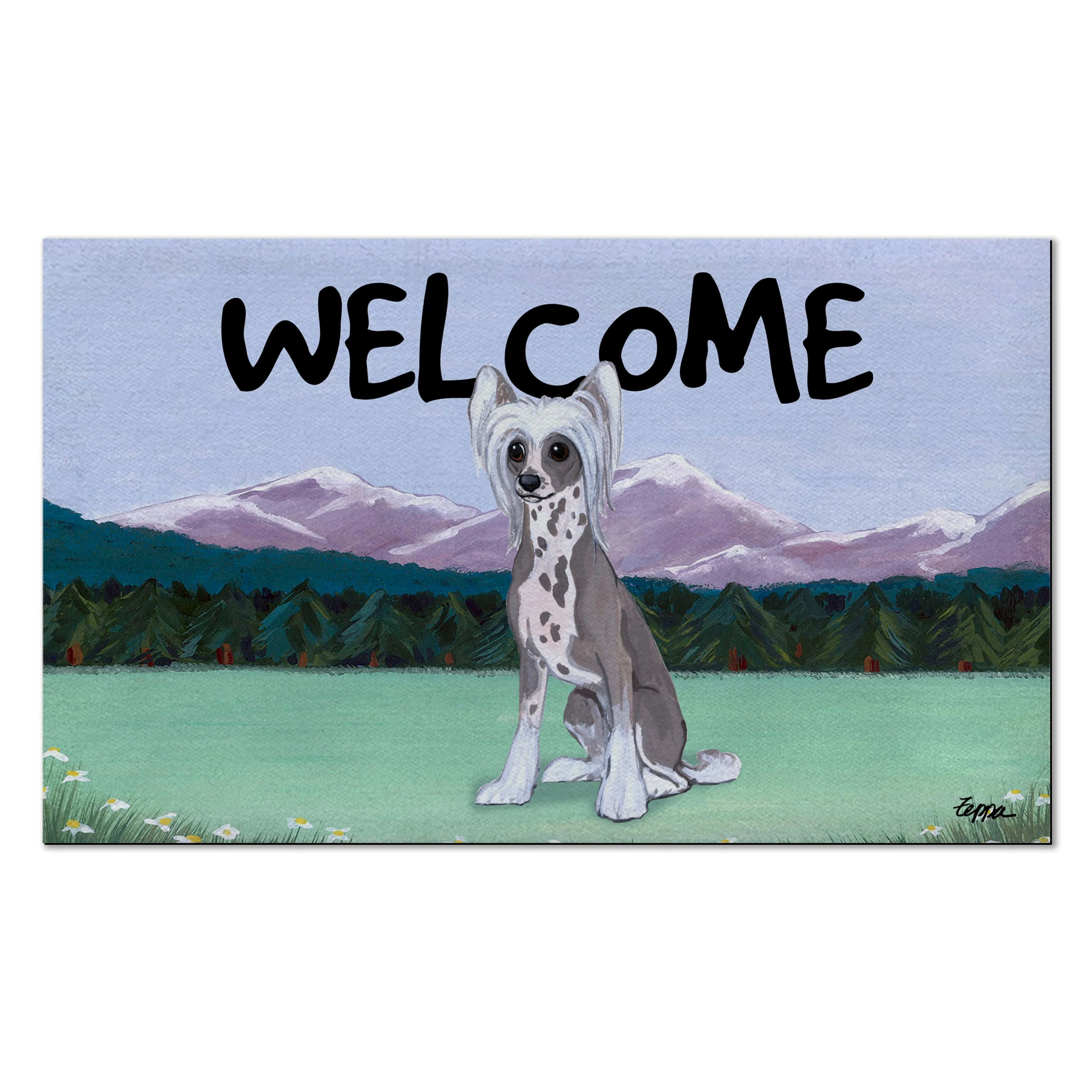 Chinese Crested Welcome Mat - Image 2