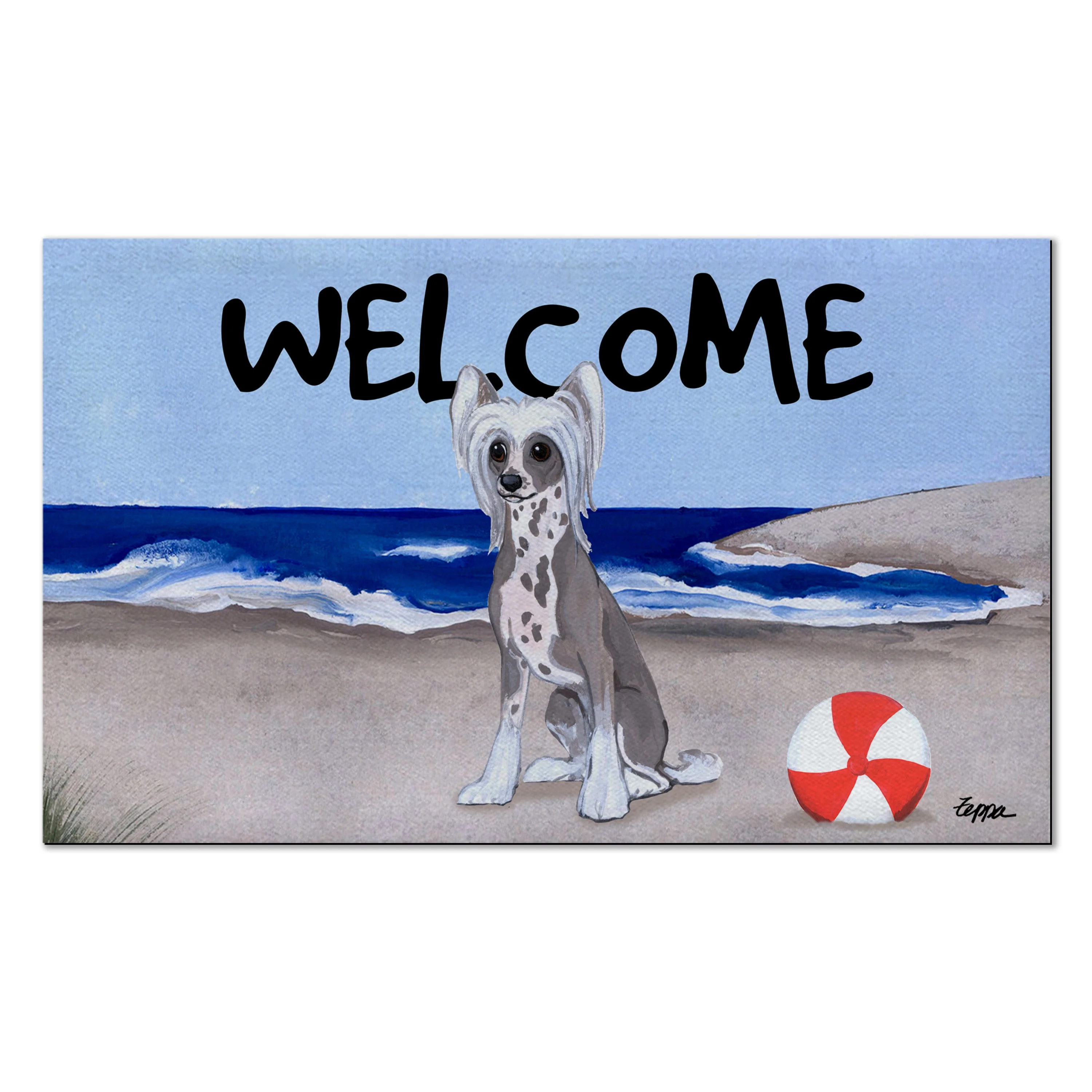 Chinese Crested Welcome Mat - Image 3