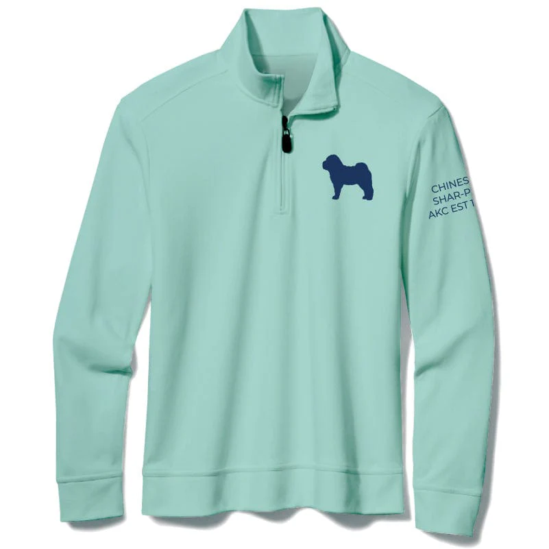 Chinese Shar-Pei Embroidered AKC Quarter Zip - Image 4