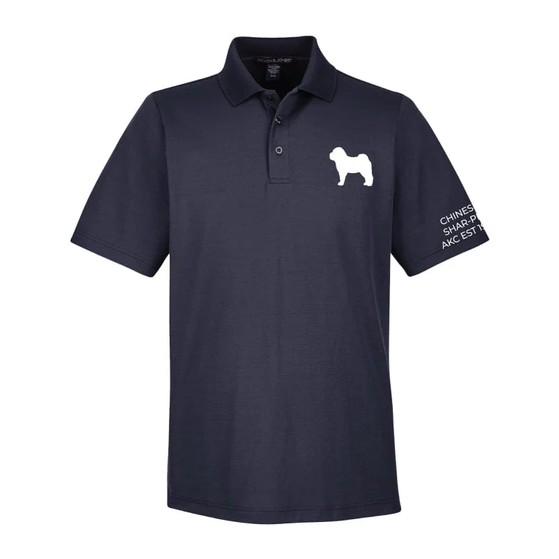 Chinese Shar-Pei Embroidered AKC Men's Polo - Image 9