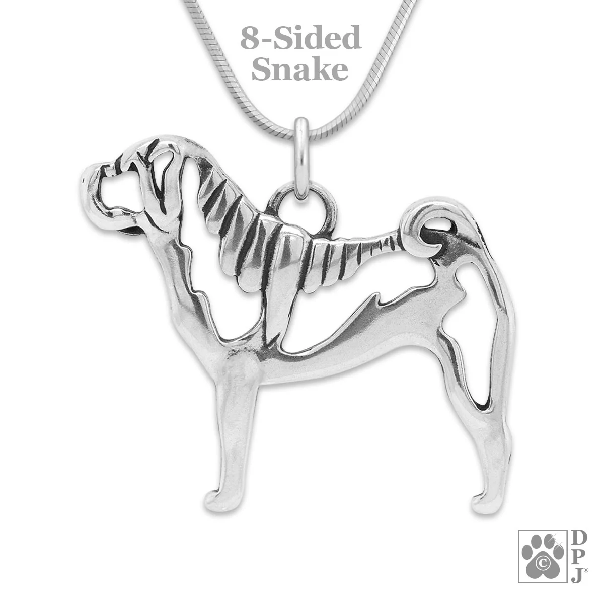 Chinese Shar-Pei Necklace, Body - Image 3