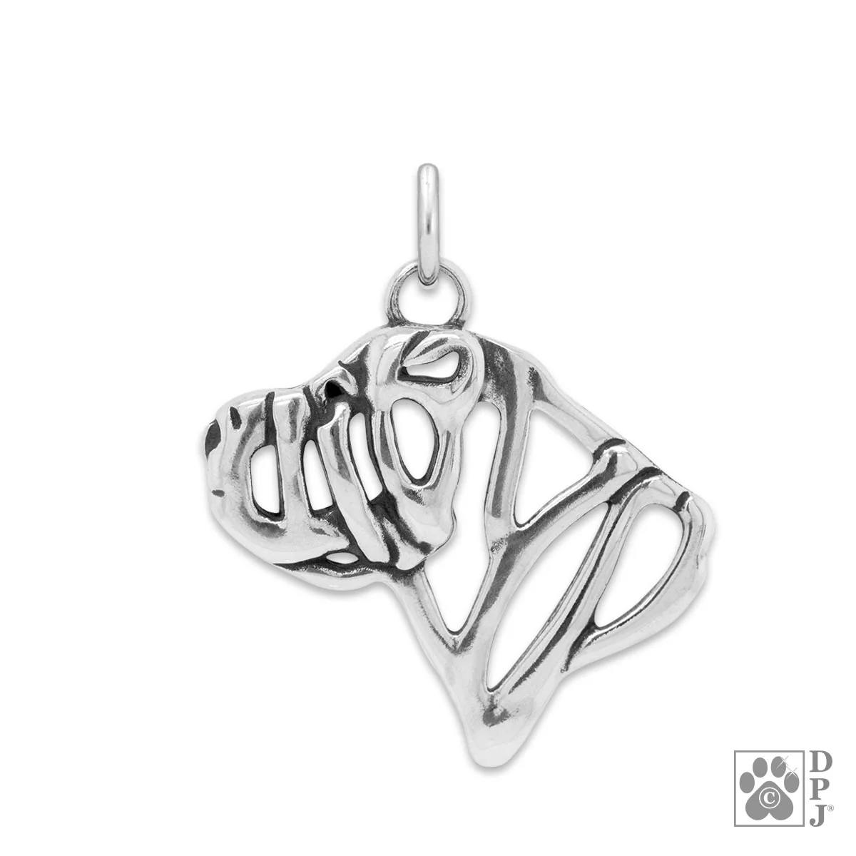 Chinese Shar-Pei Necklace, Head