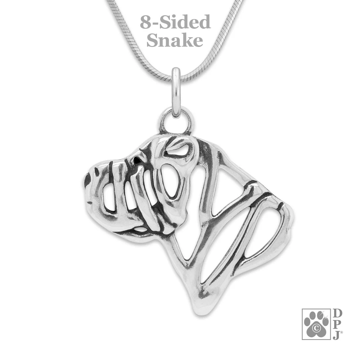 Chinese Shar-Pei Necklace, Head - Image 3
