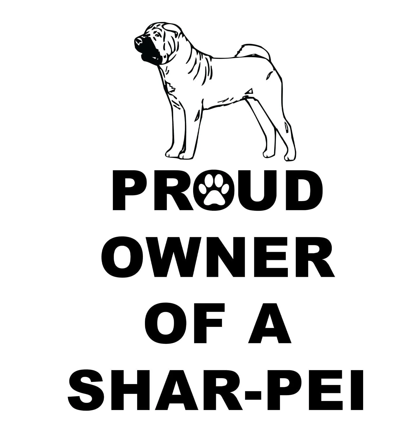 Chinese Shar-Pei Proud Owner - Women's V-Neck T-Shirt - Image 2