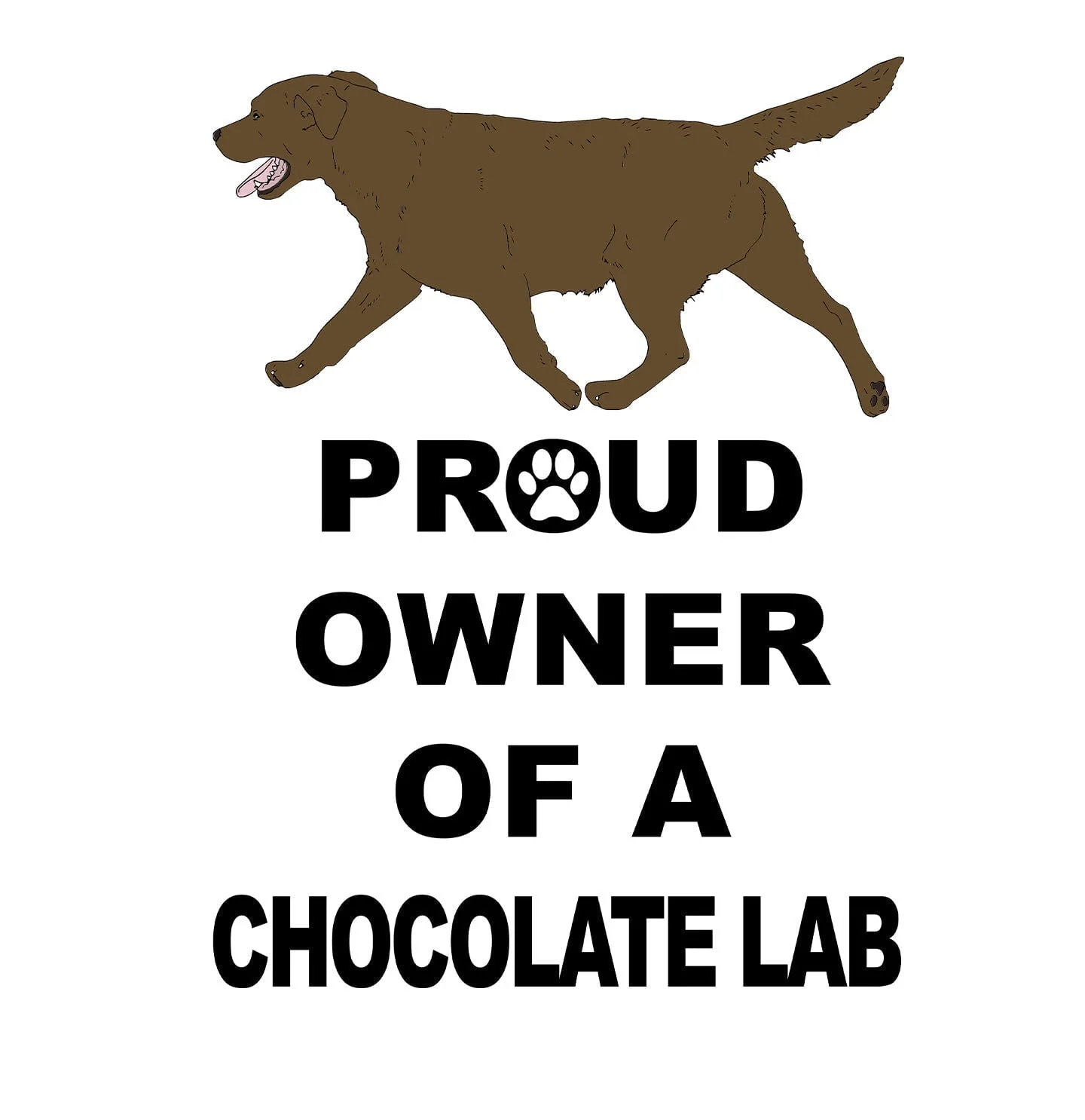 Chocolate Labrador Retriever Proud Owner - Women's V-Neck T-Shirt - Image 2