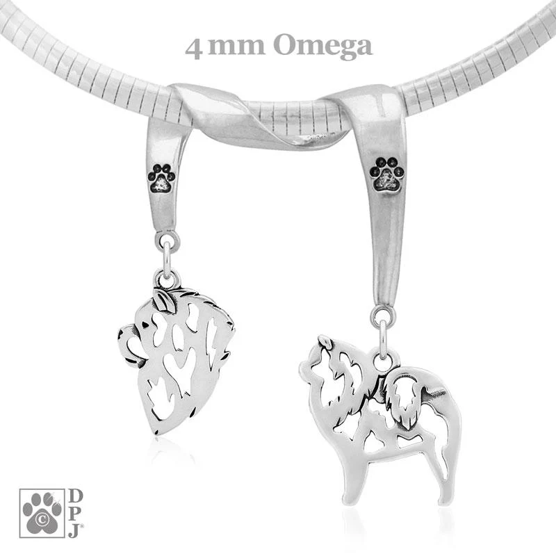 Chow Chow, Charm Holder, Necklace - Image 2