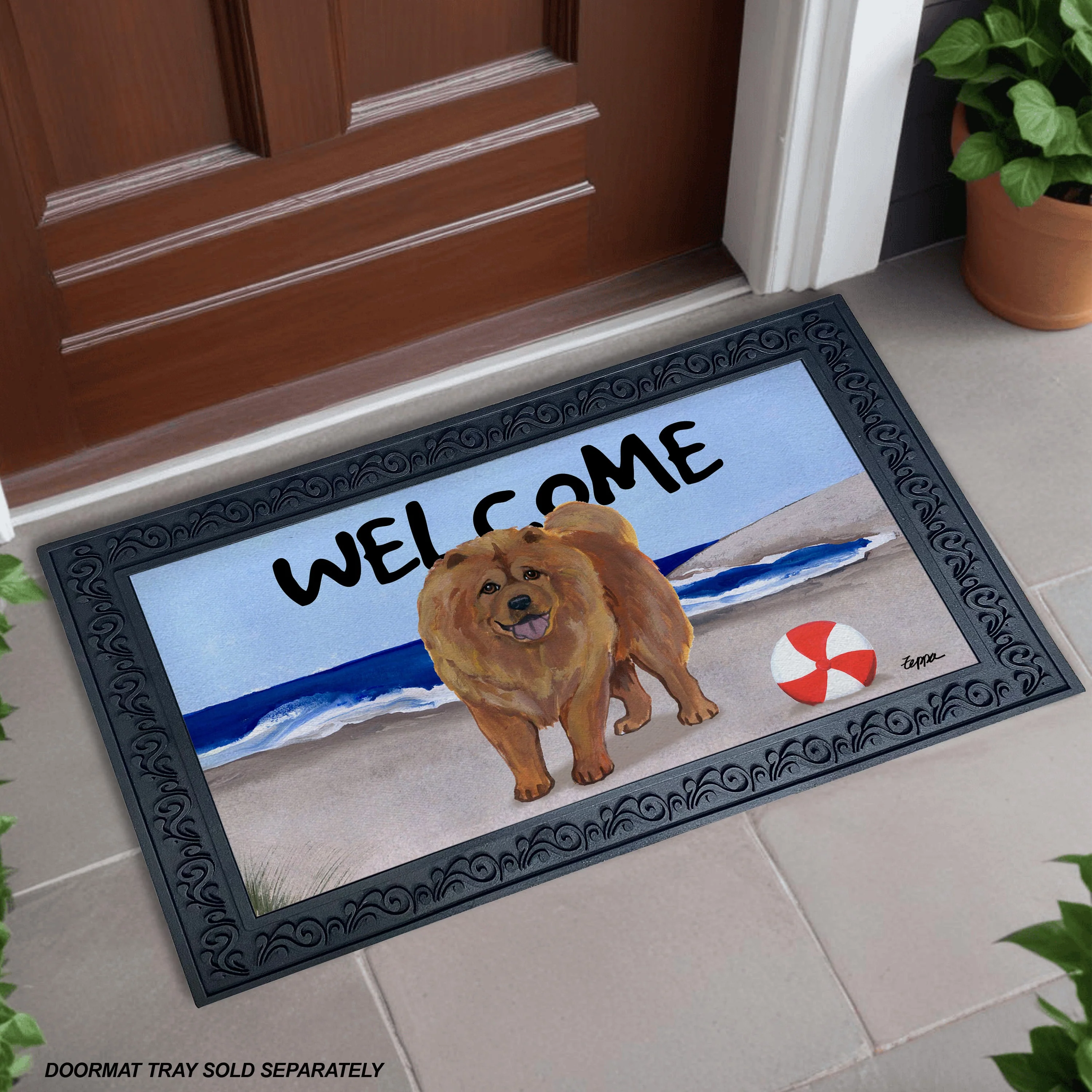 Chow Chow Welcome Mat