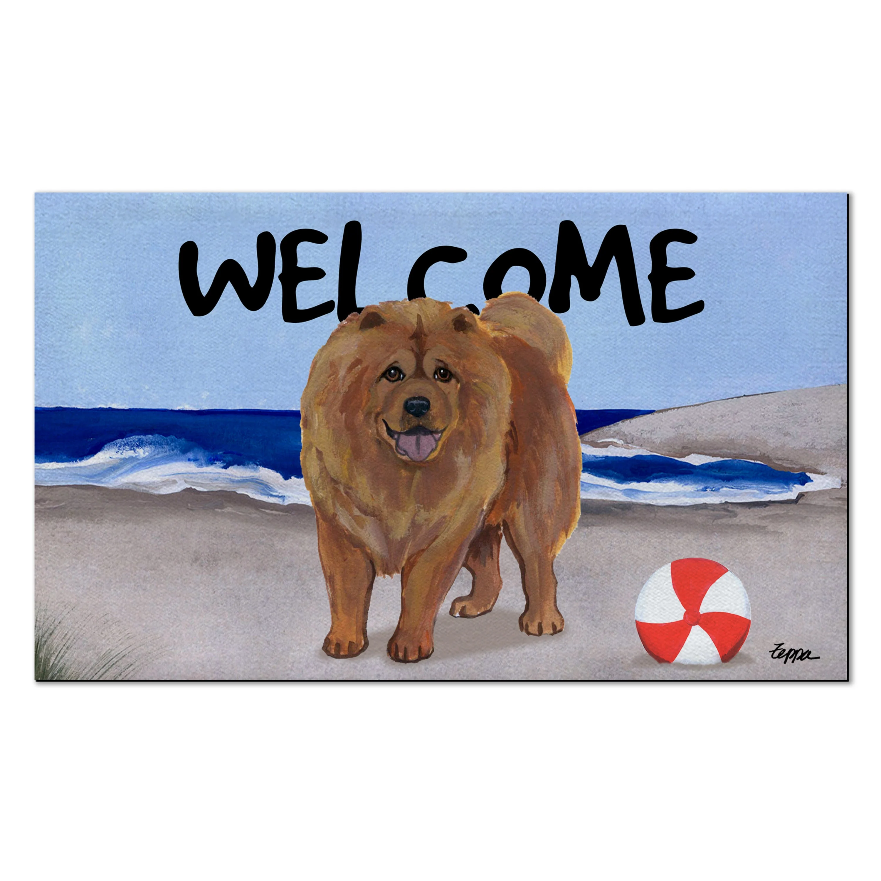 Chow Chow Welcome Mat - Image 2