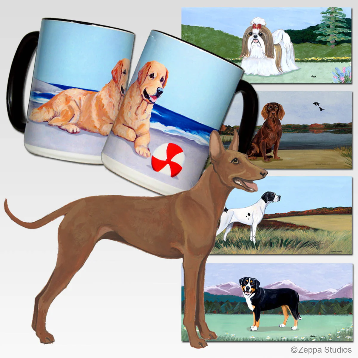 Cirneco dell'Etna Scenic Mug