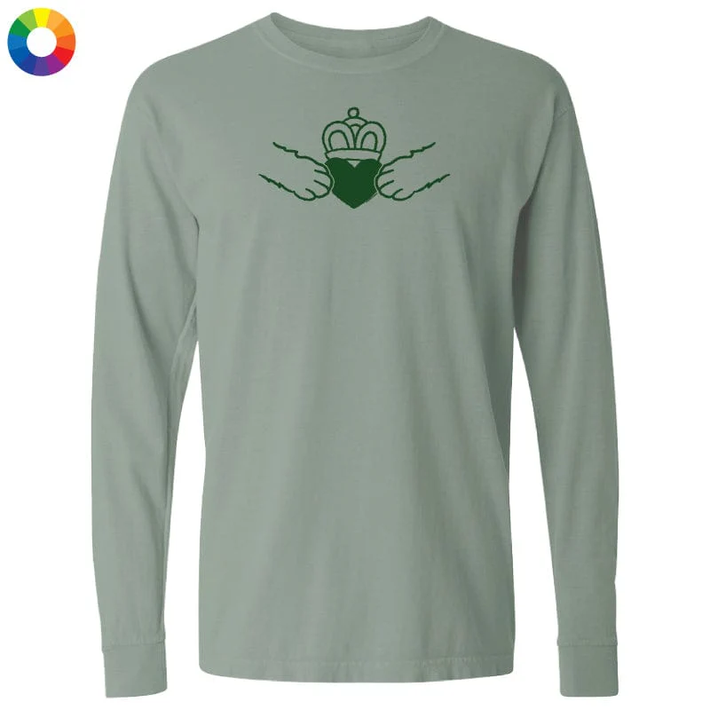 Claddagh Dog - Classic Long-Sleeve T-Shirt