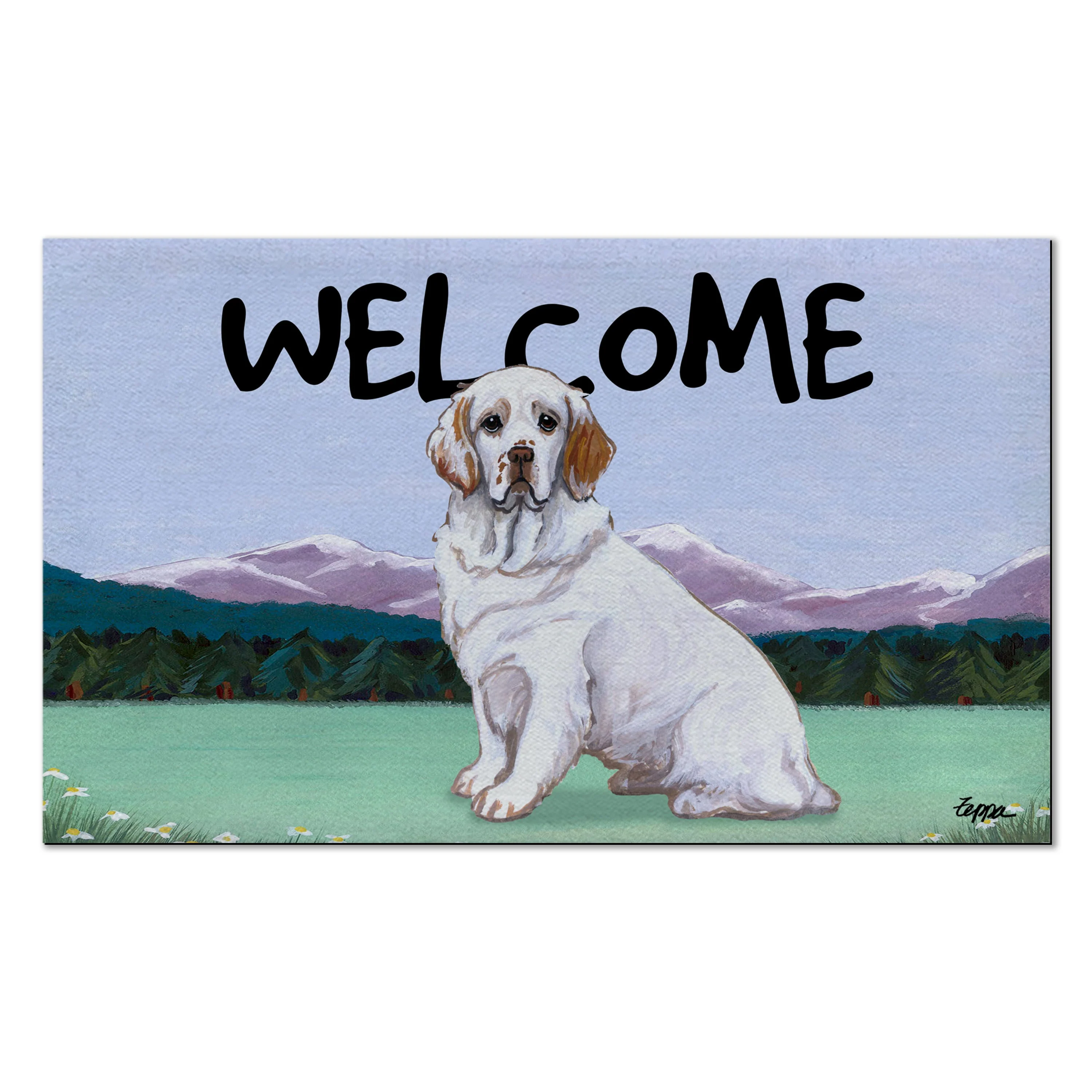 Clumber Spaniel Welcome Mat - Image 4