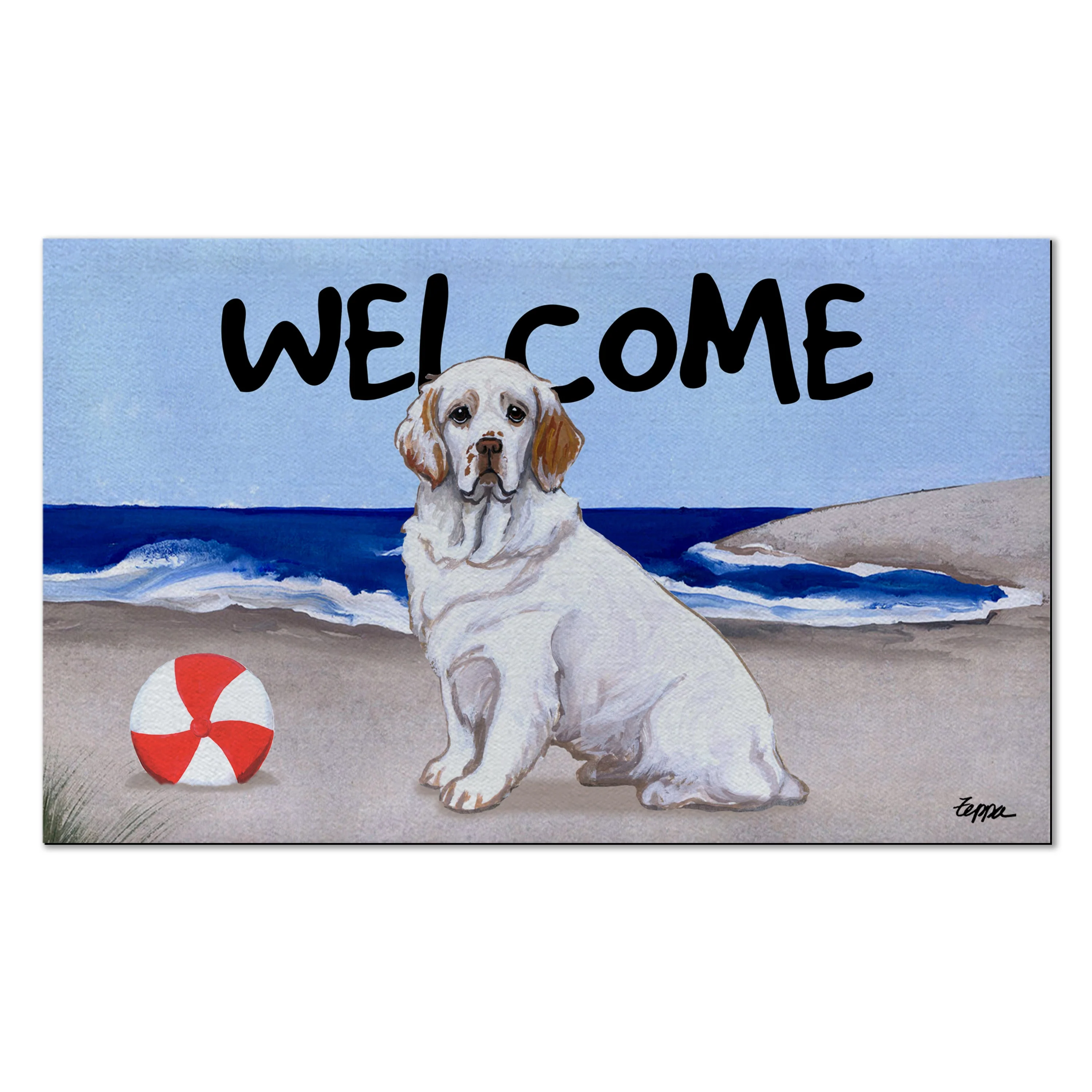 Clumber Spaniel Welcome Mat - Image 6