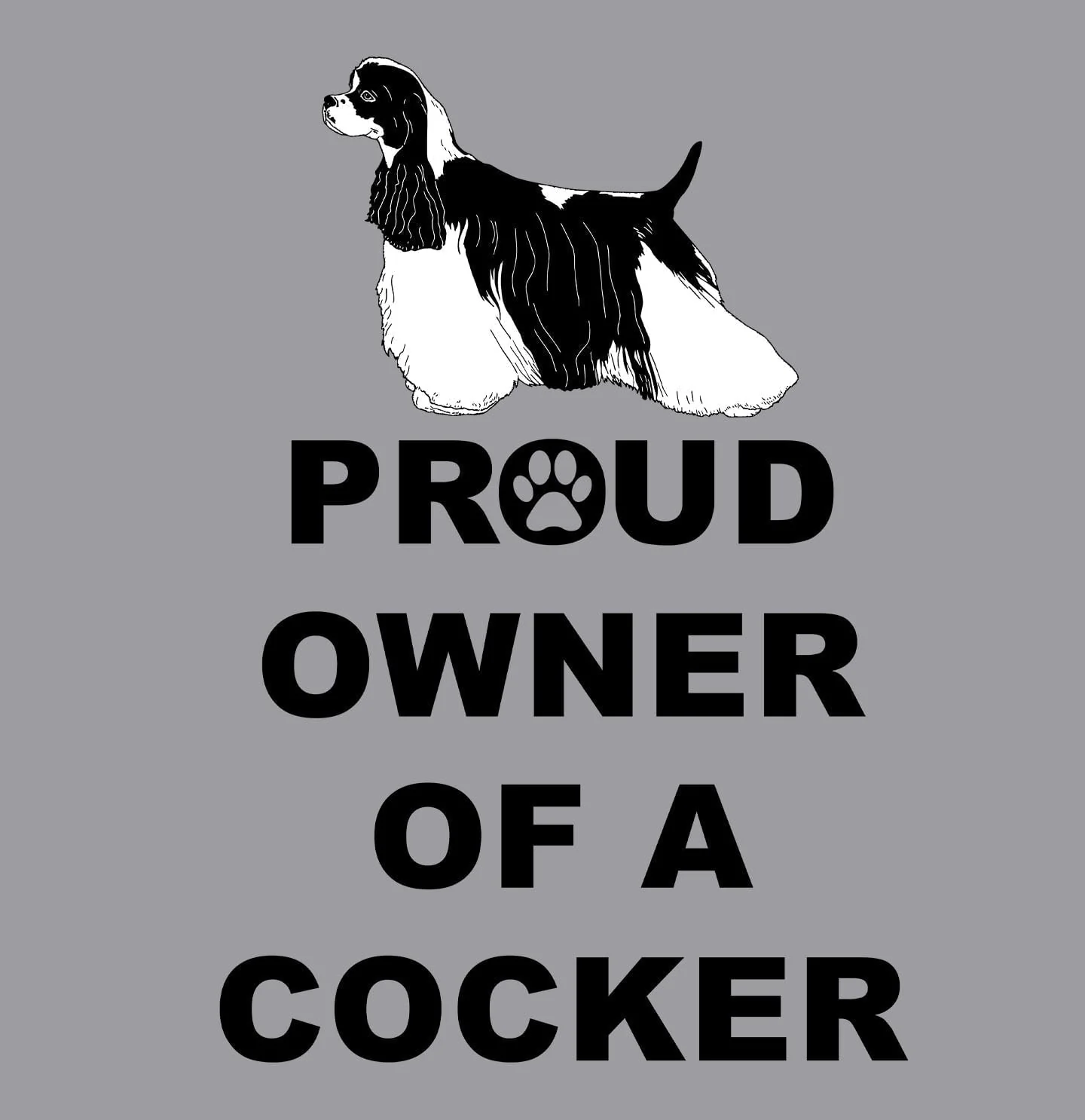 Cocker Spaniel Proud Owner - Adult Unisex T-Shirt - Image 2