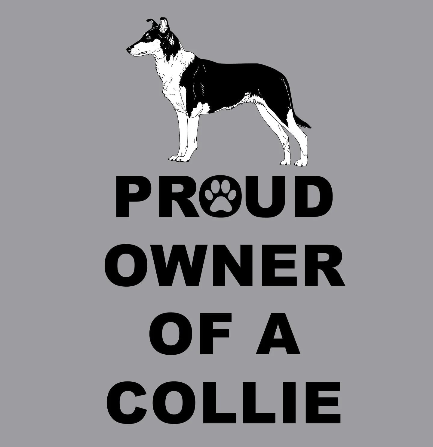 Collie Proud Owner - Women's V-Neck T-Shirt - Image 2