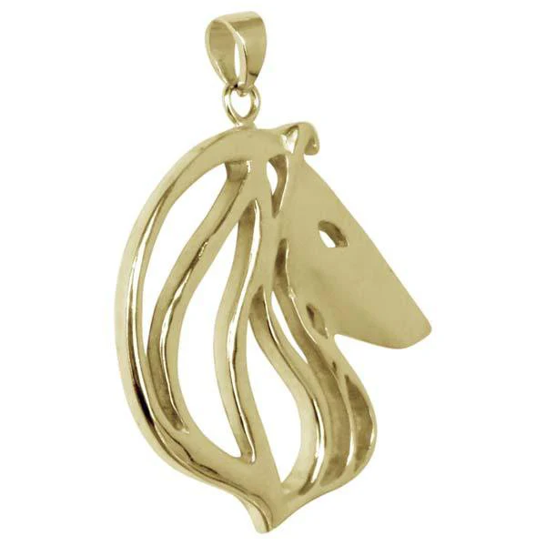 Collie 14K Gold Cut Out Pendant - Image 3