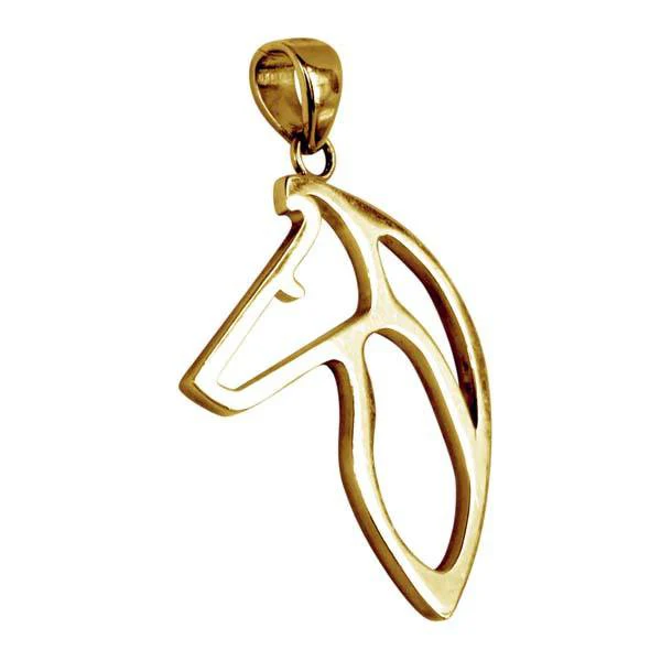 Collie 14K Gold Cut Out Pendant - Image 4