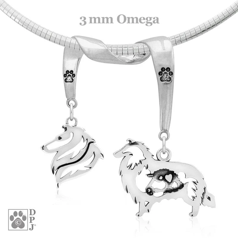 Collie, Rough, Charm Holder, Necklace