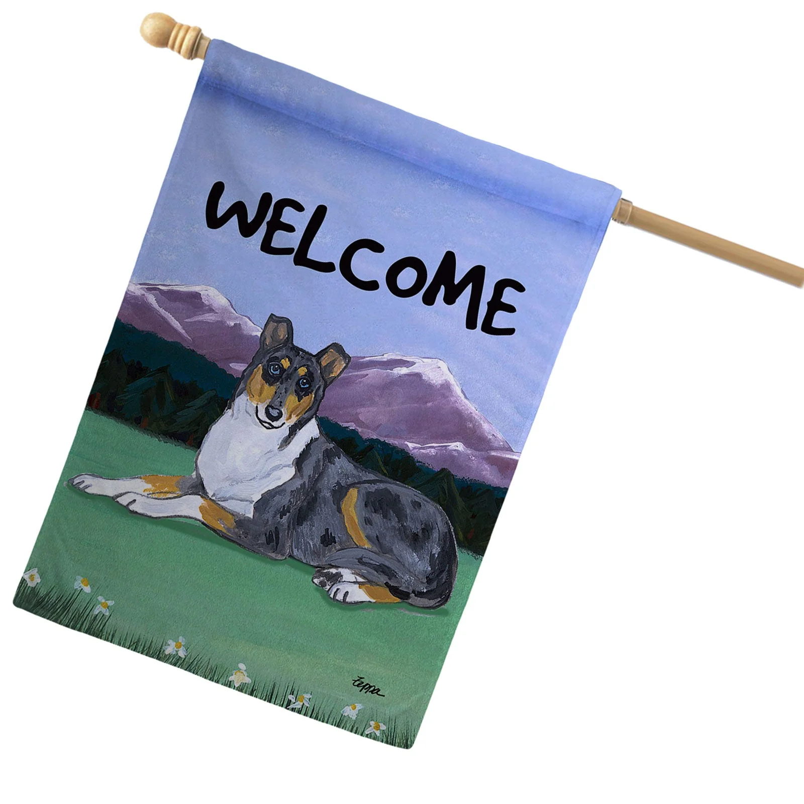 Collie House Flag - Image 2