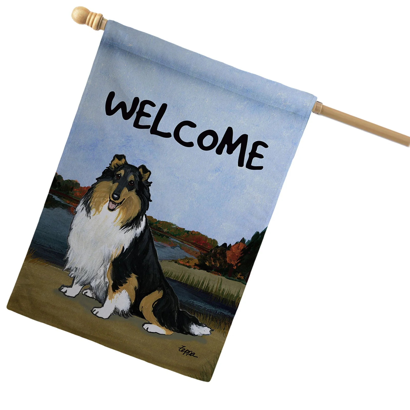 Collie House Flag - Image 3