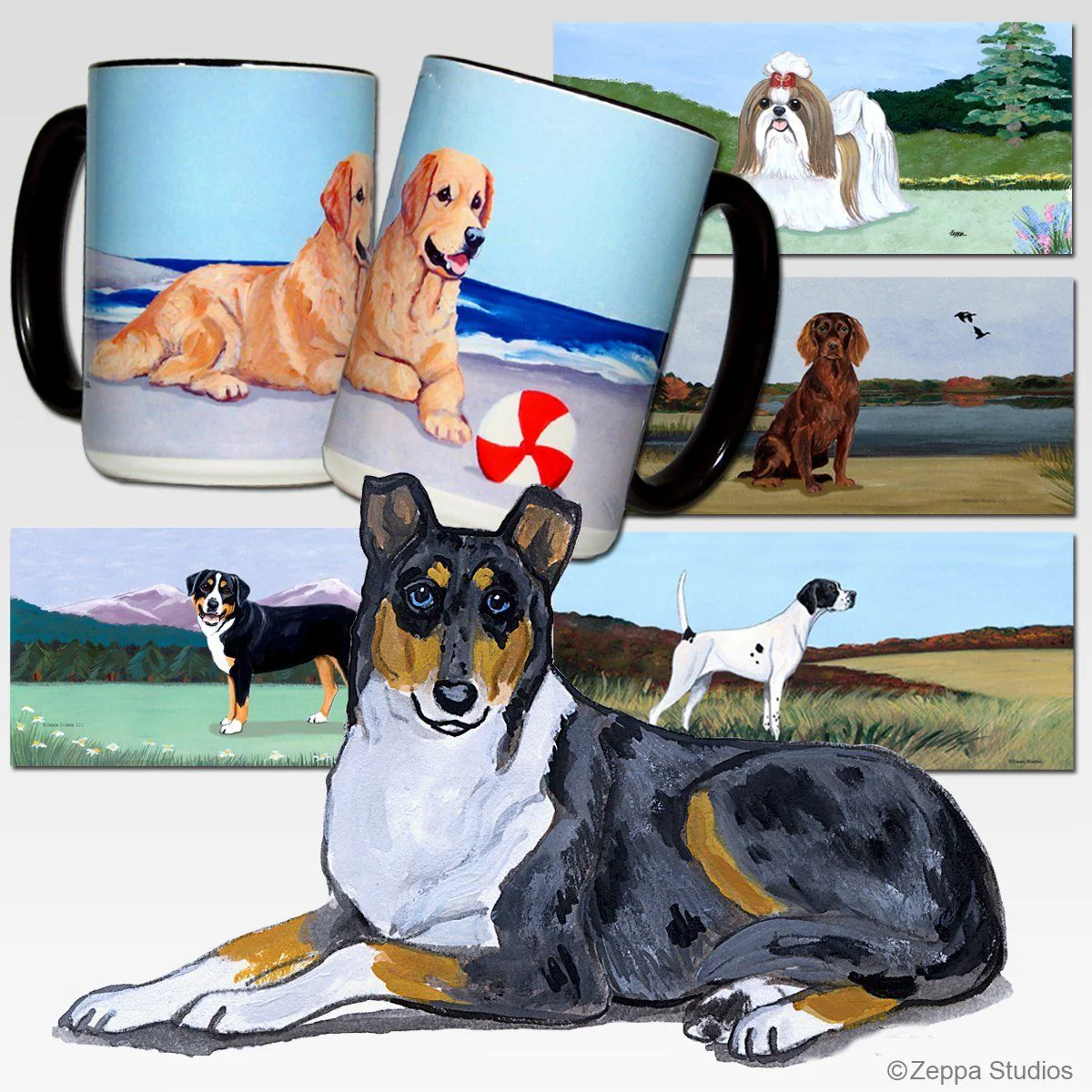 Collie Scenic Mug - Image 2
