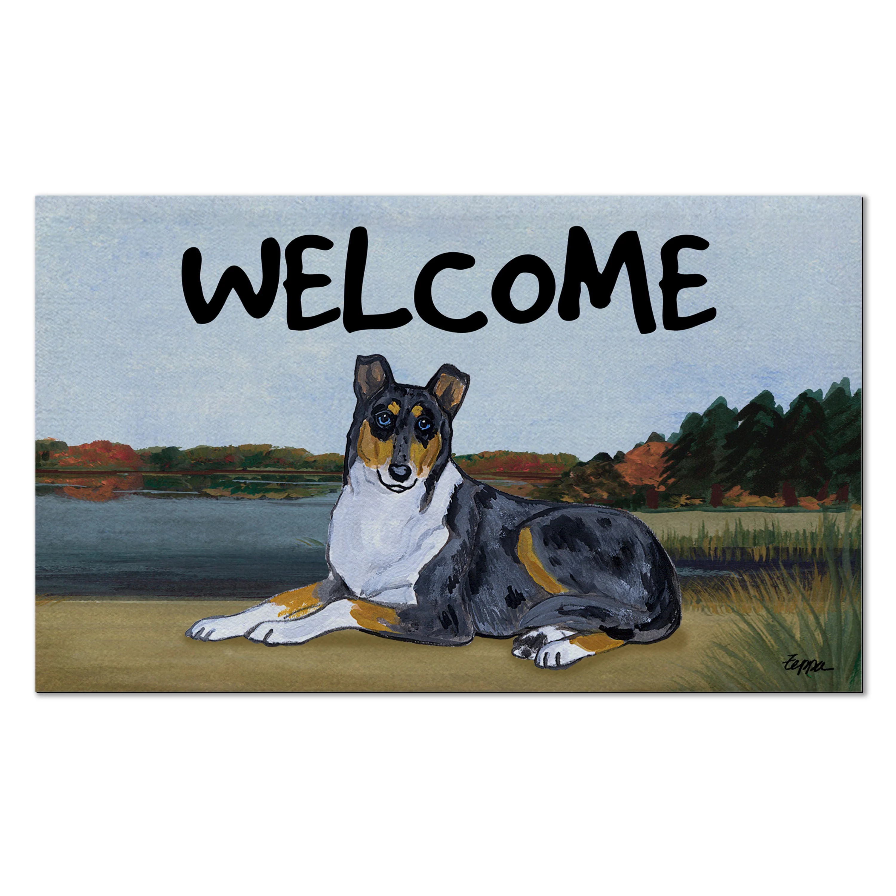 Collie Welcome Mat - Image 11
