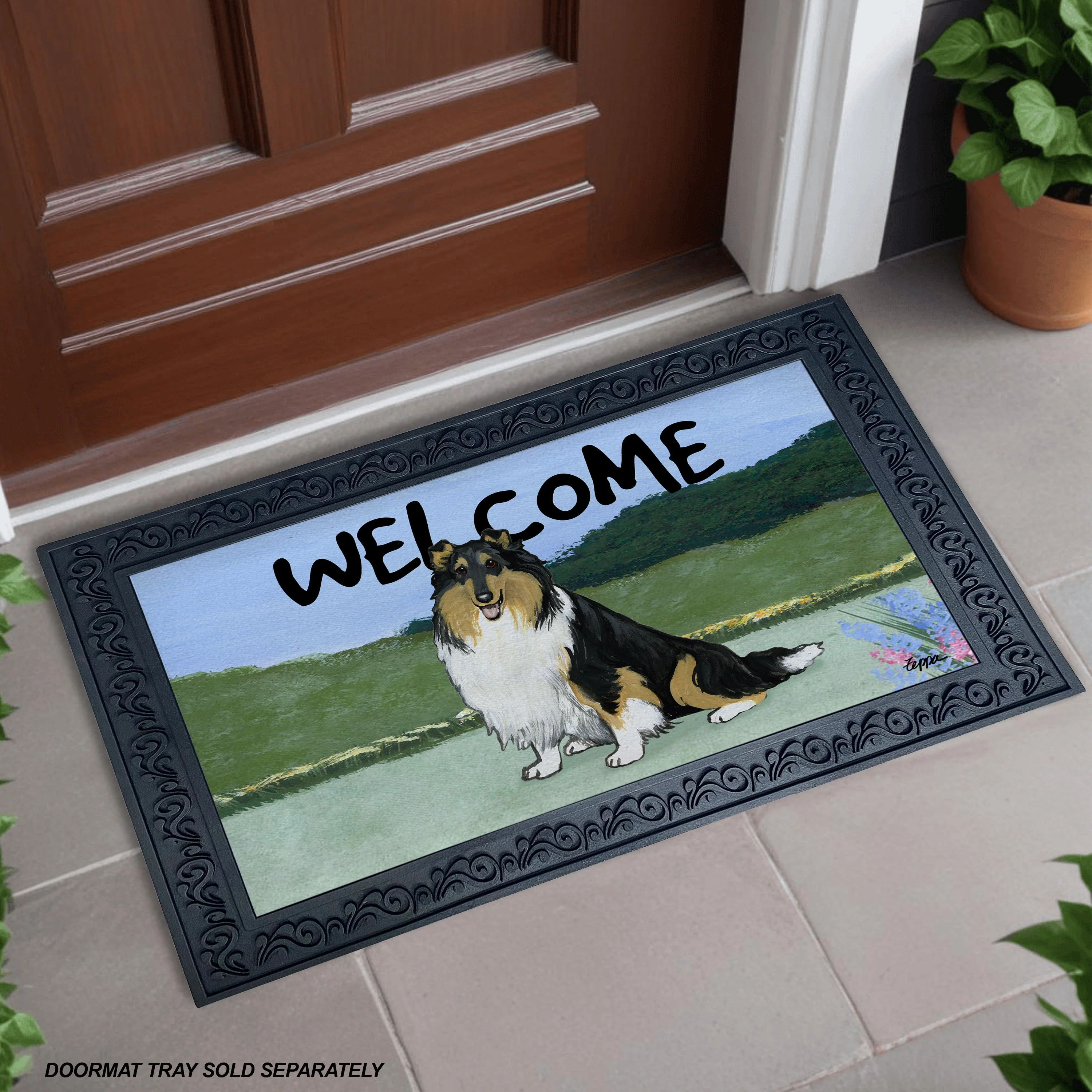 Collie Welcome Mat - Image 3