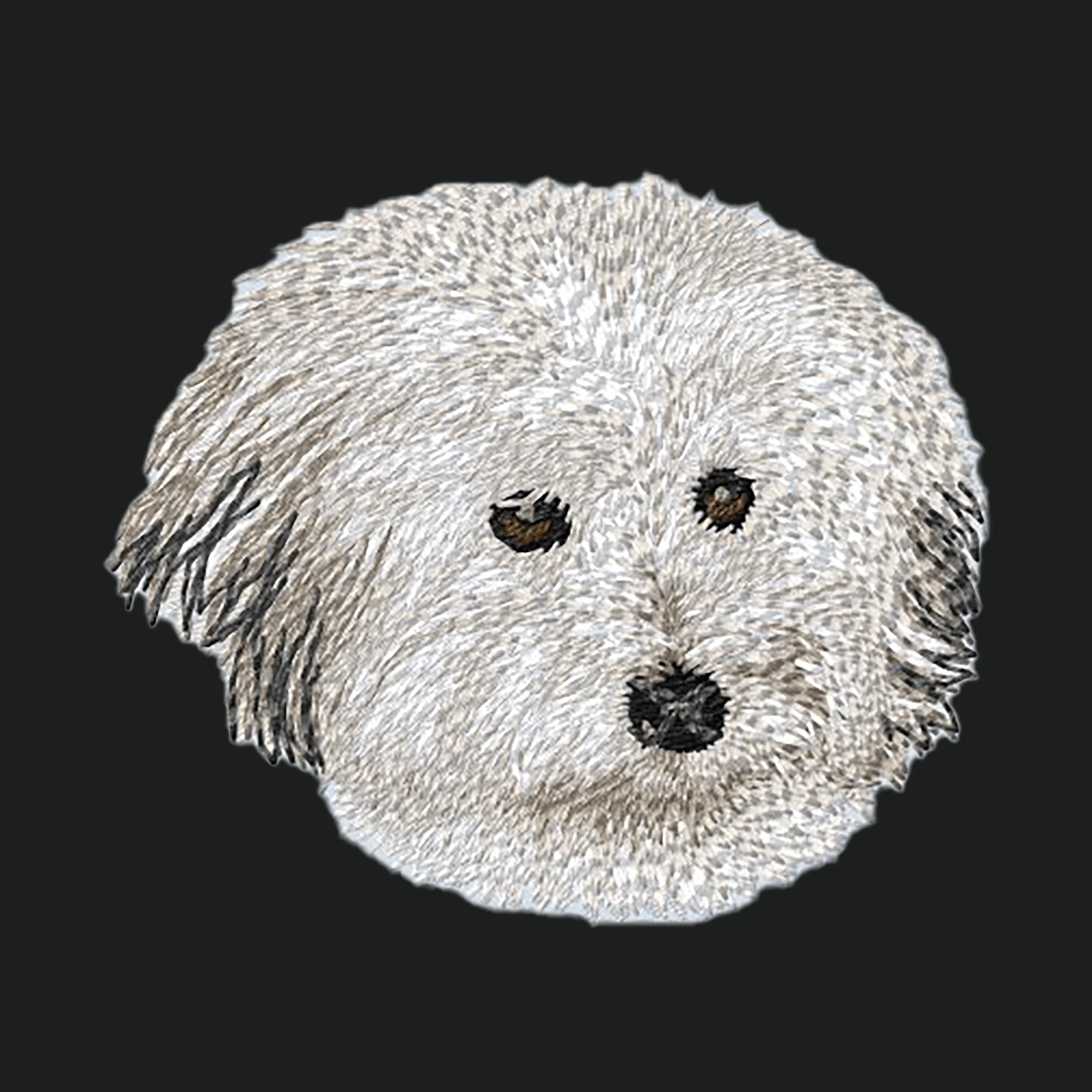 Coton de Tulear Embroidered Crossbody Bag - Image 2