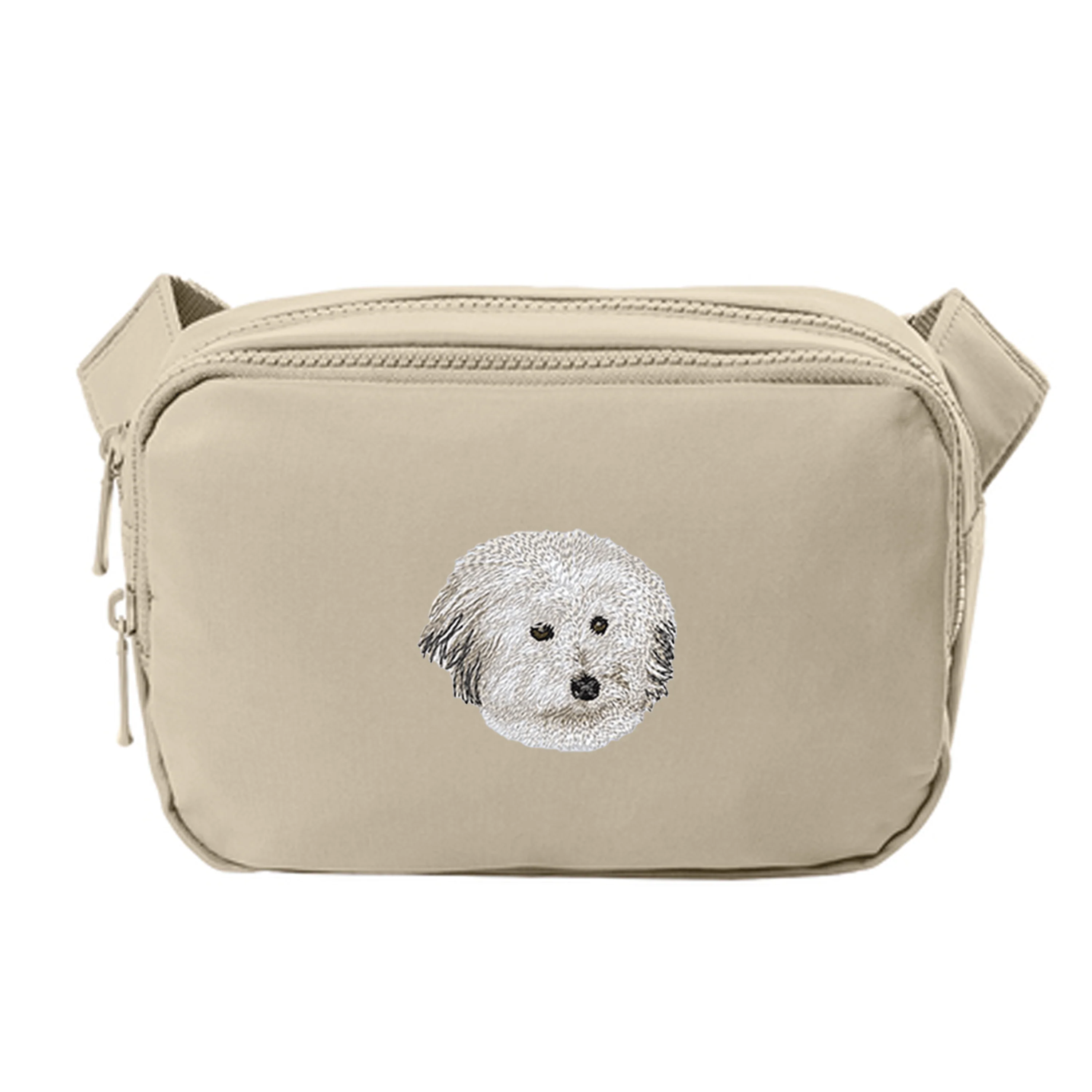 Coton de Tulear Embroidered Crossbody Bag - Image 3