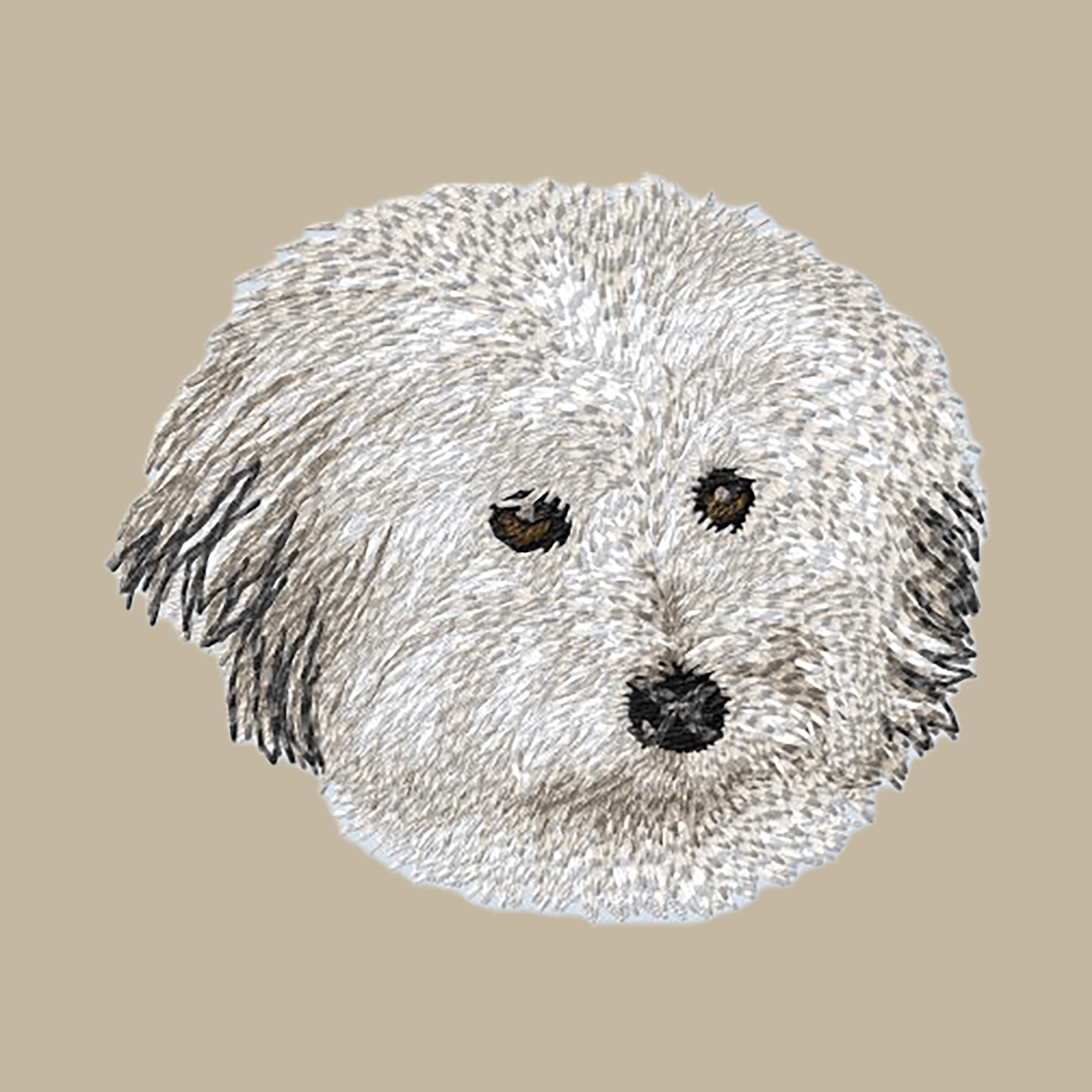 Coton de Tulear Embroidered Crossbody Bag - Image 4