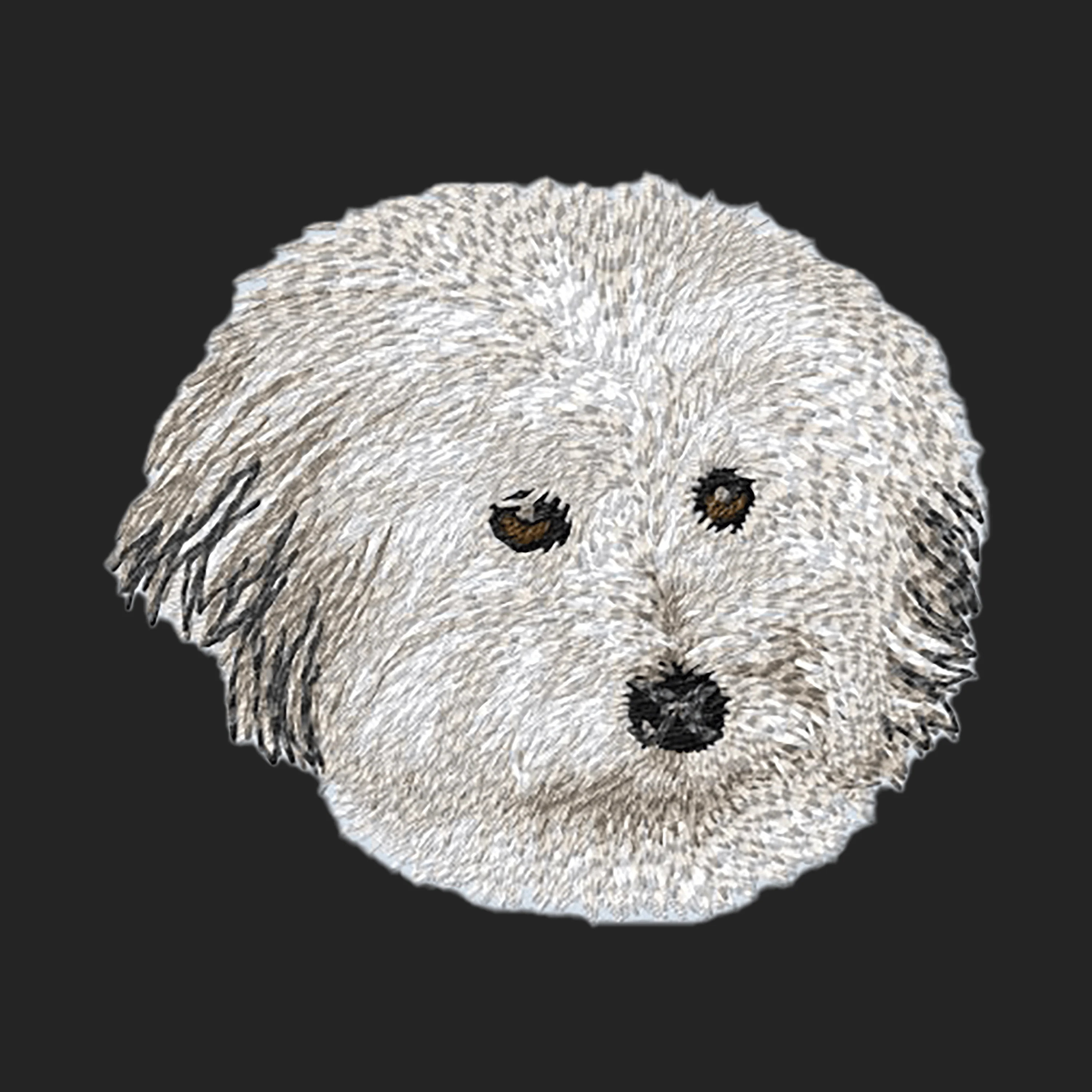 Coton de Tulear Embroidered Sweatshirt Hoodie - Image 3