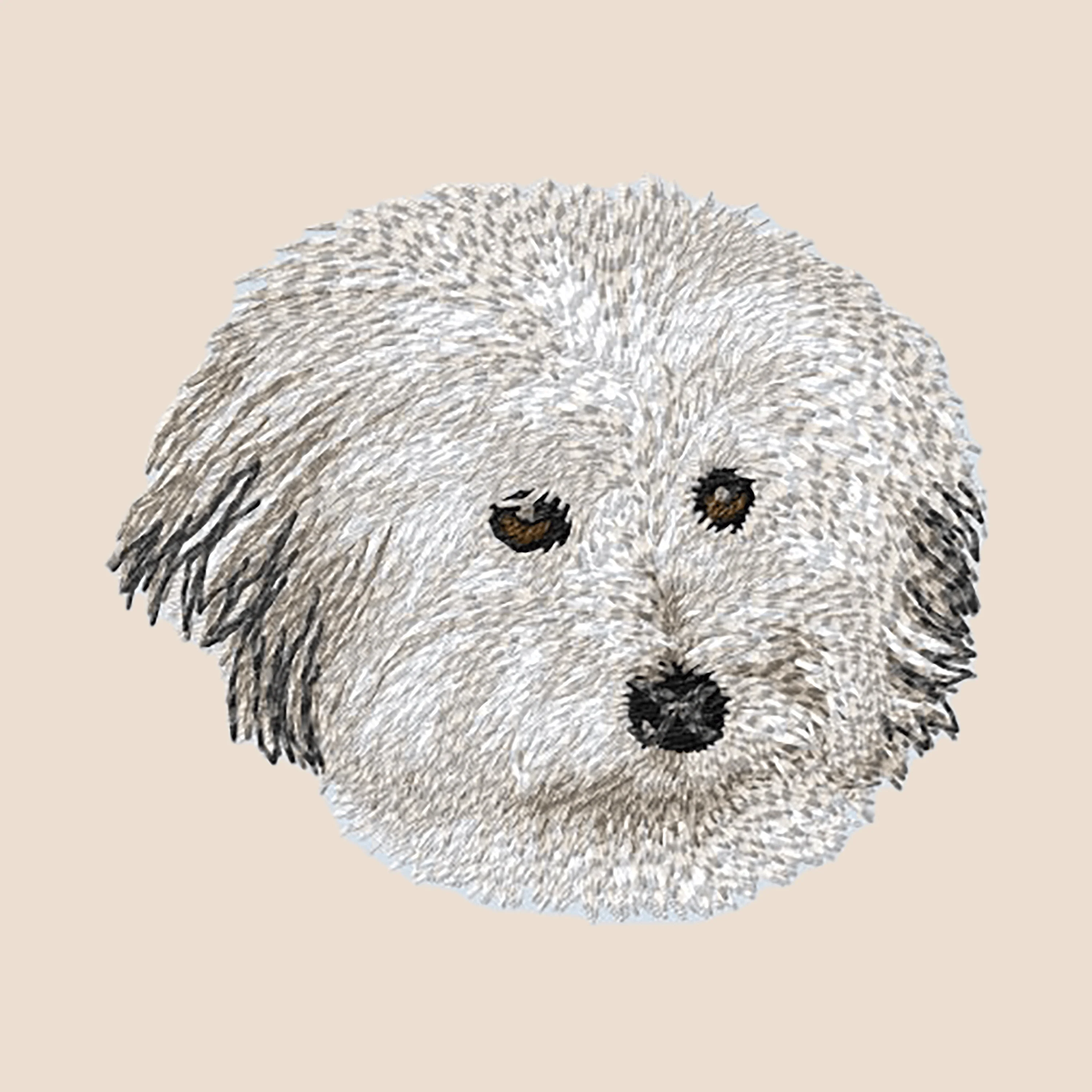Coton de Tulear Embroidered Tote - Image 4