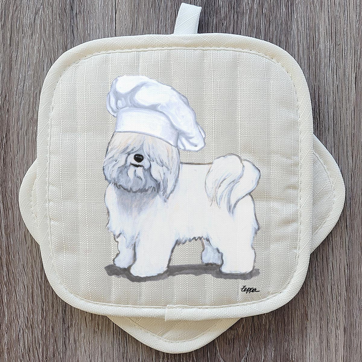 Coton de Tulear  Pot Holder Set