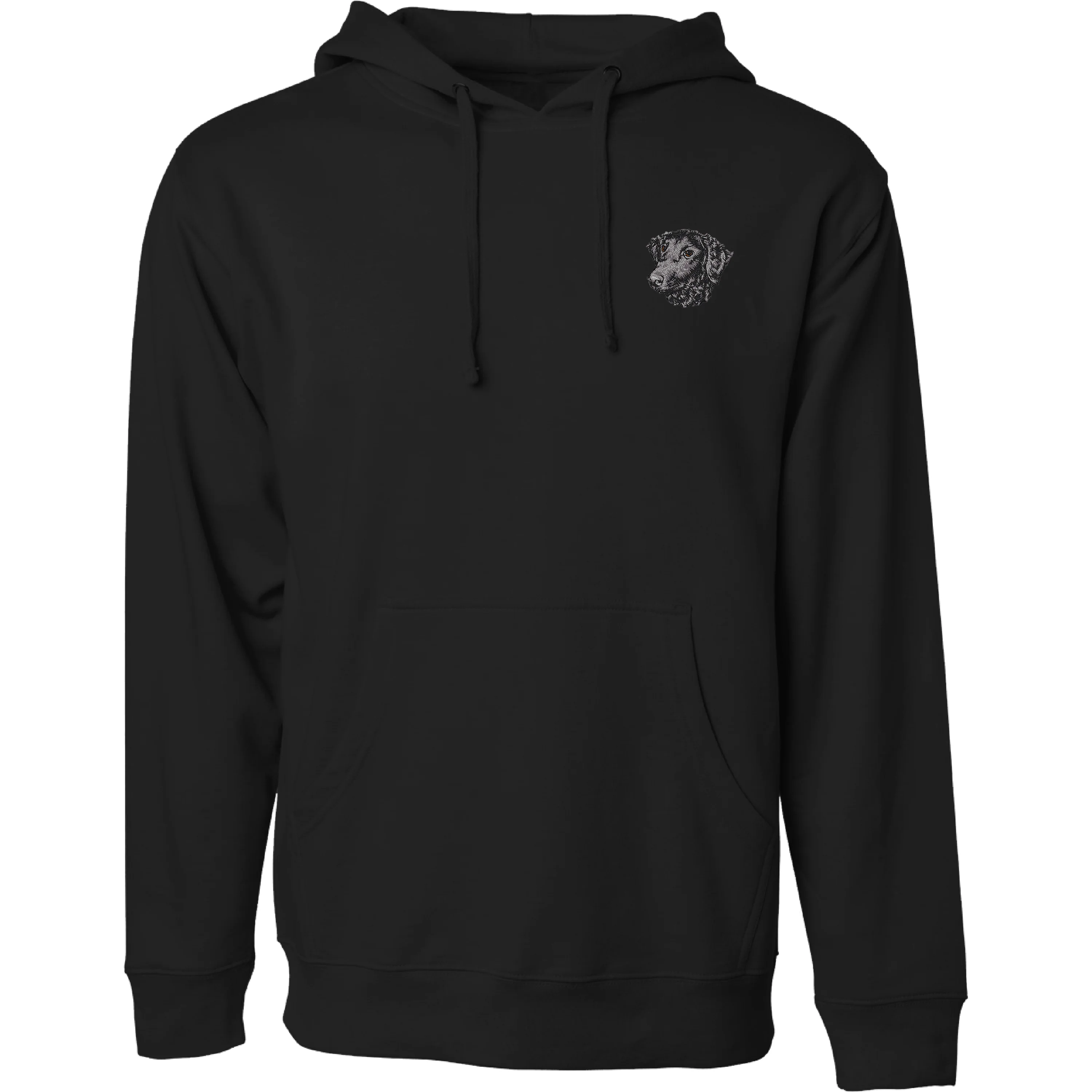 Curly-Coated Retriever Embroidered Sweatshirt Hoodie