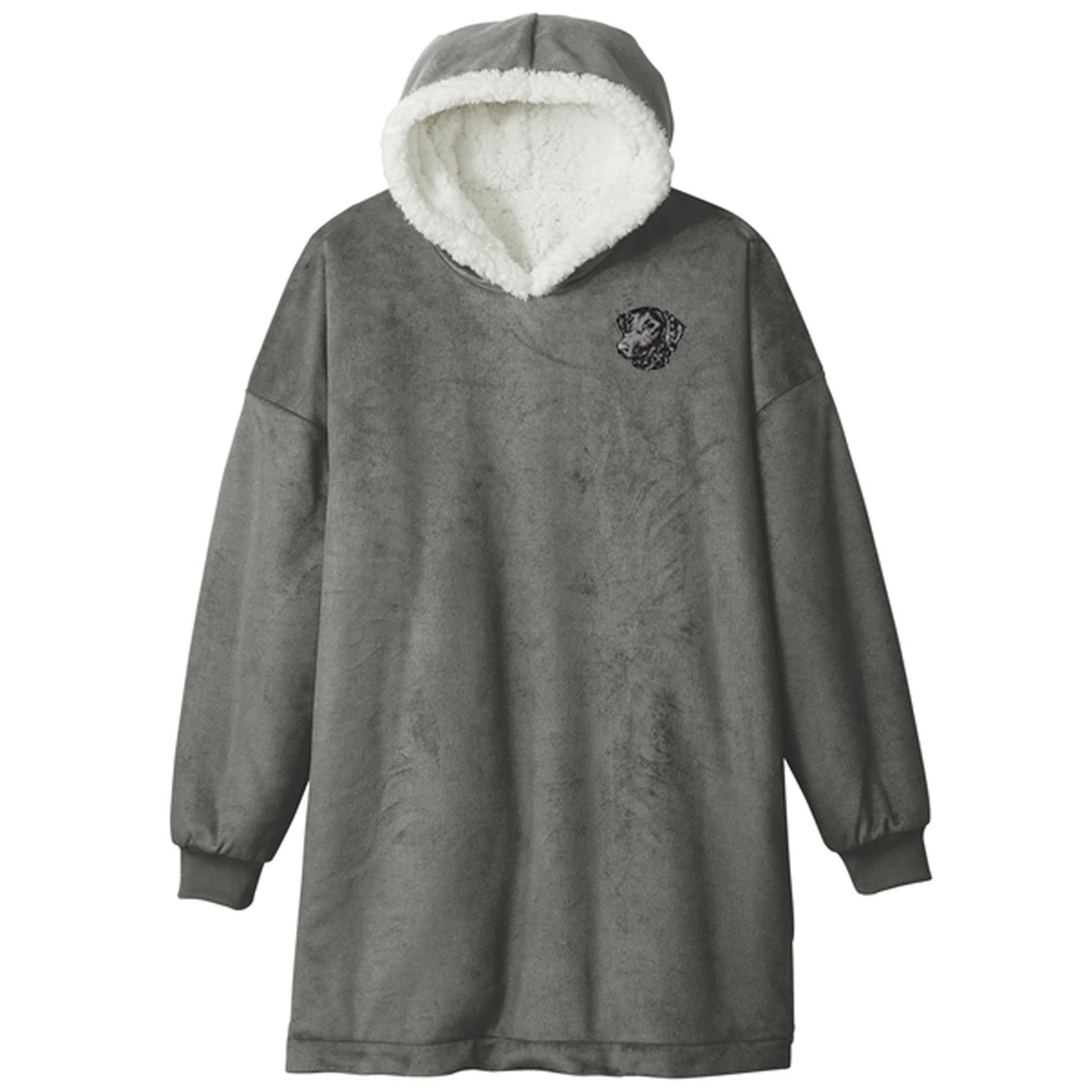 Curly-Coated Retriever Embroidered Wearable Blanket - Image 2