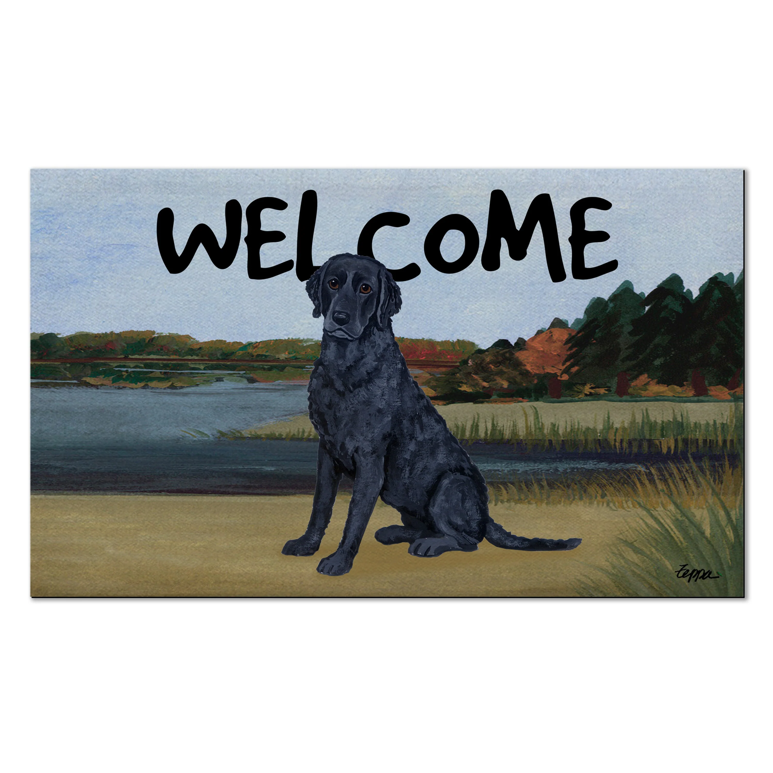 Curly-Coated Retriever Welcome Mat - Image 2