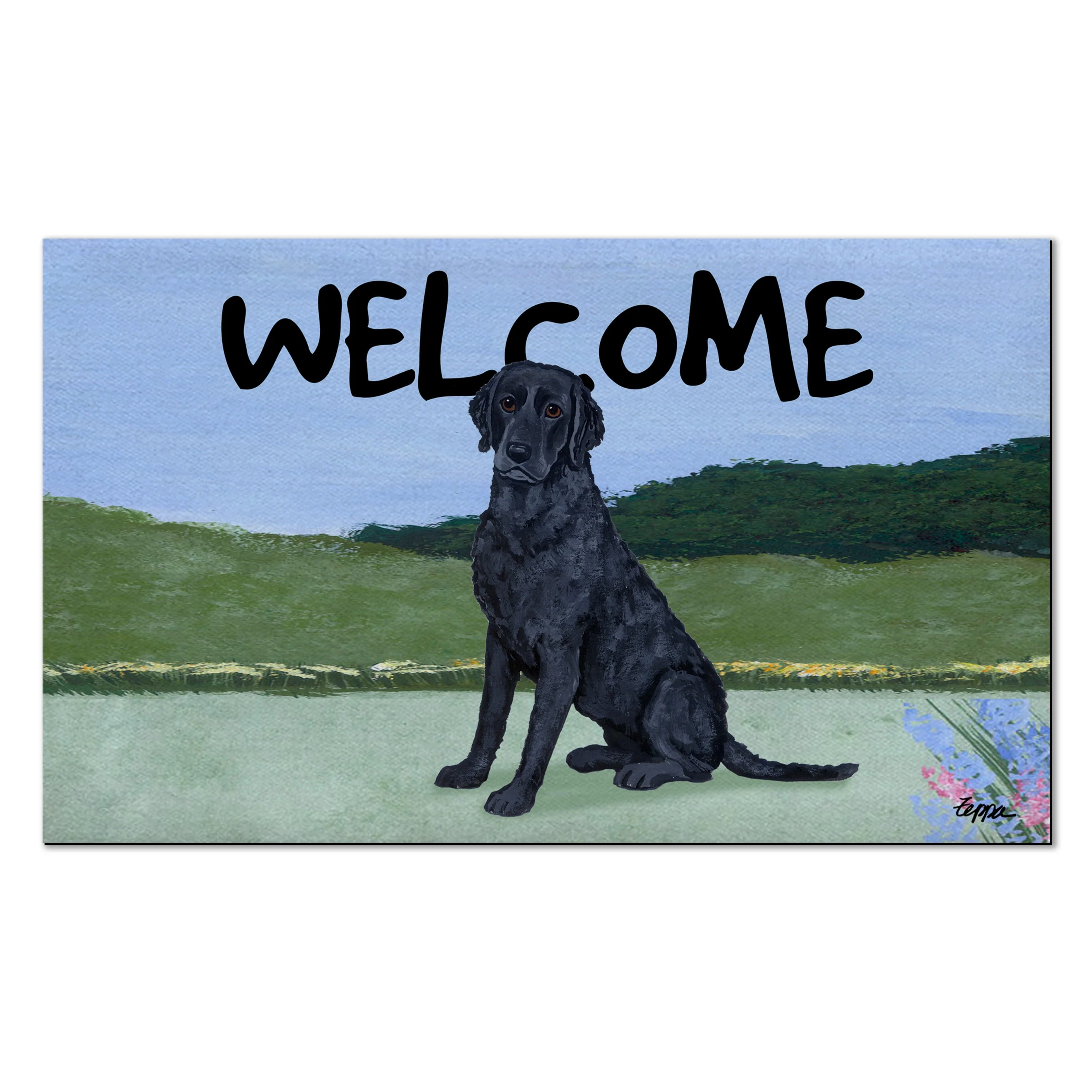 Curly-Coated Retriever Welcome Mat - Image 3